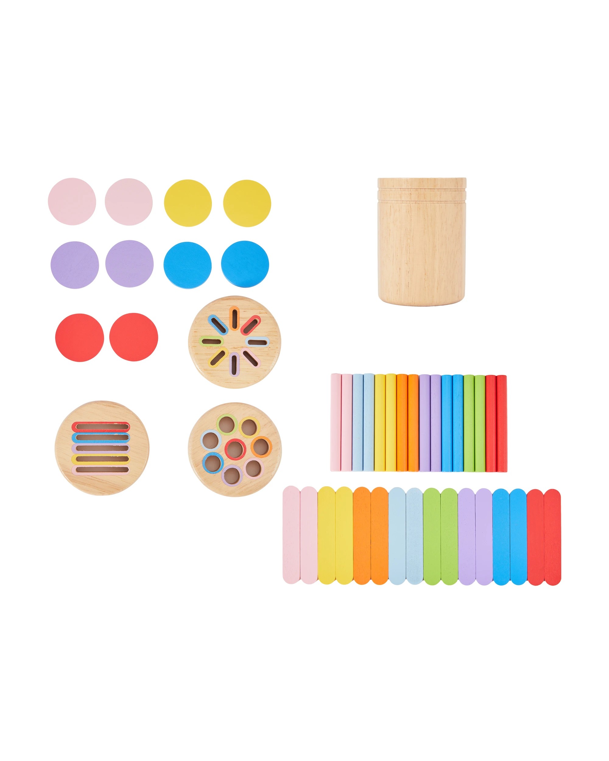2 Wooden Sorting Cup, 2 of 3