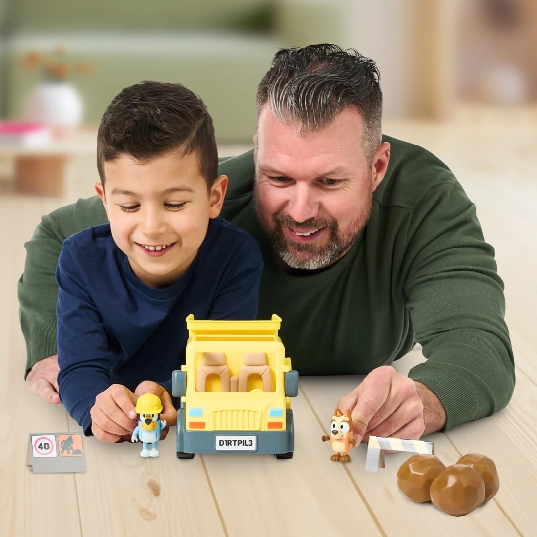 8 Bluey's Dump Truck With Exclusive Hard-Hat Bluey and Muddy Bingo Figures Set, 8 of 10