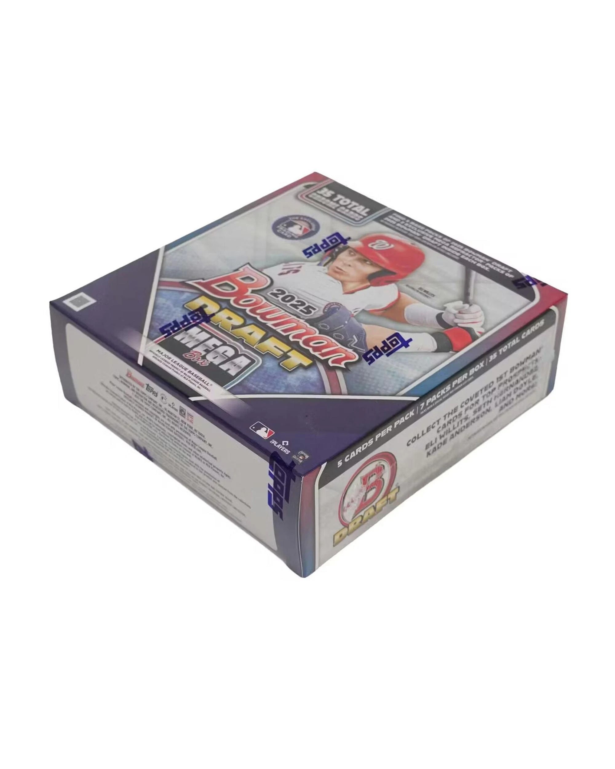2 Topps 2025 MLB Bowman Draft Baseball Mega Box, 2 of 10