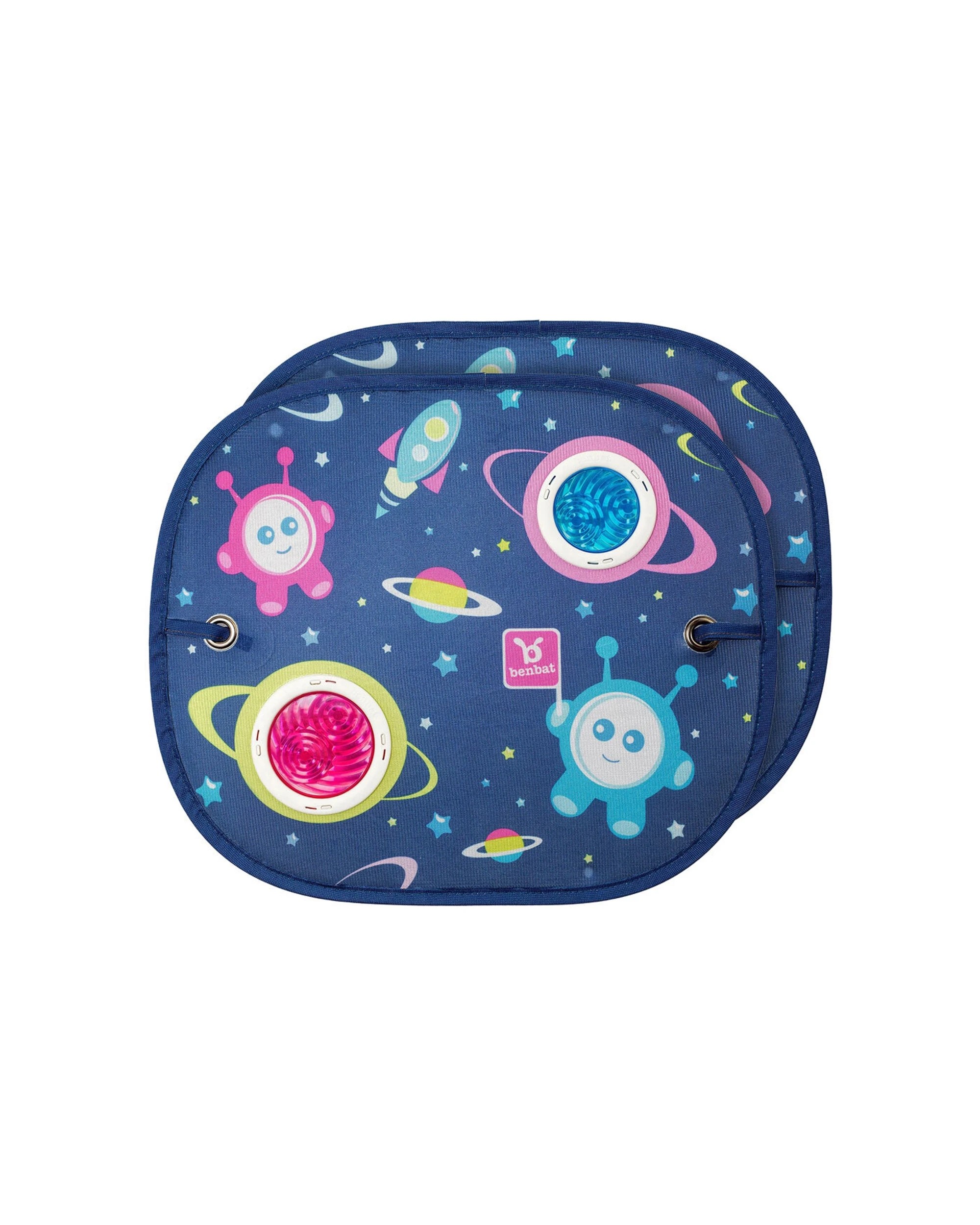 3 Benbat 2PK Kids Car Window Sunshade Round Mesh Glare Shield 0 Months Plus - Multi, 3 of 3