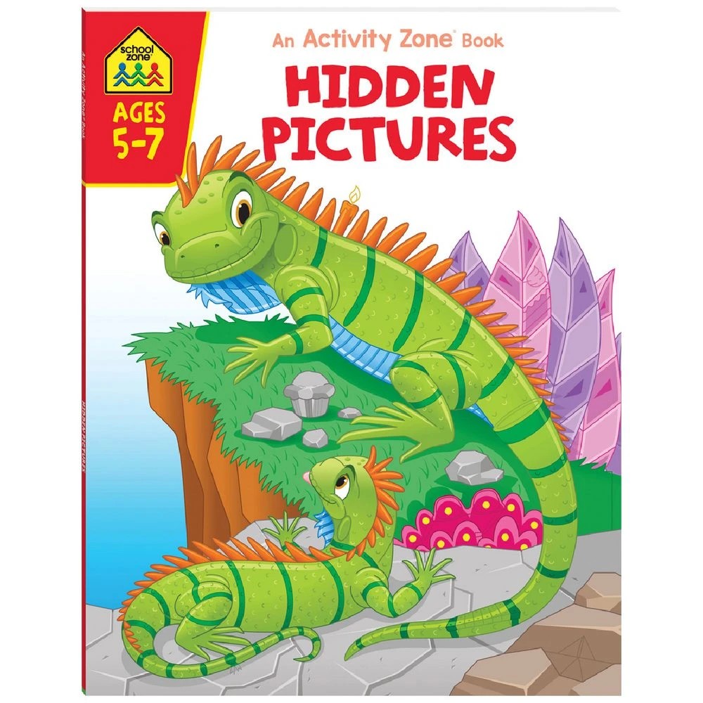 1 School Zone Activity Zone Hidden Pictures, 1 of 4