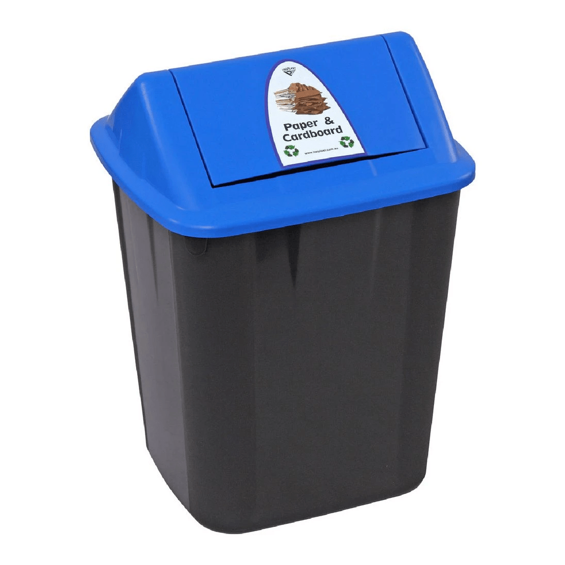 1 Italplast 32L Separation System Bin Paper Black, 1 of 2