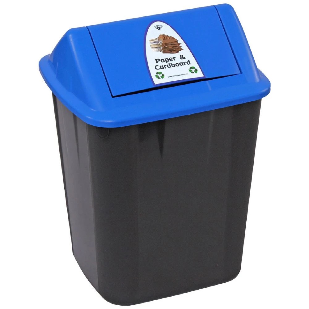 1 Italplast 32L Separation System Bin Paper Black, 1 of 2