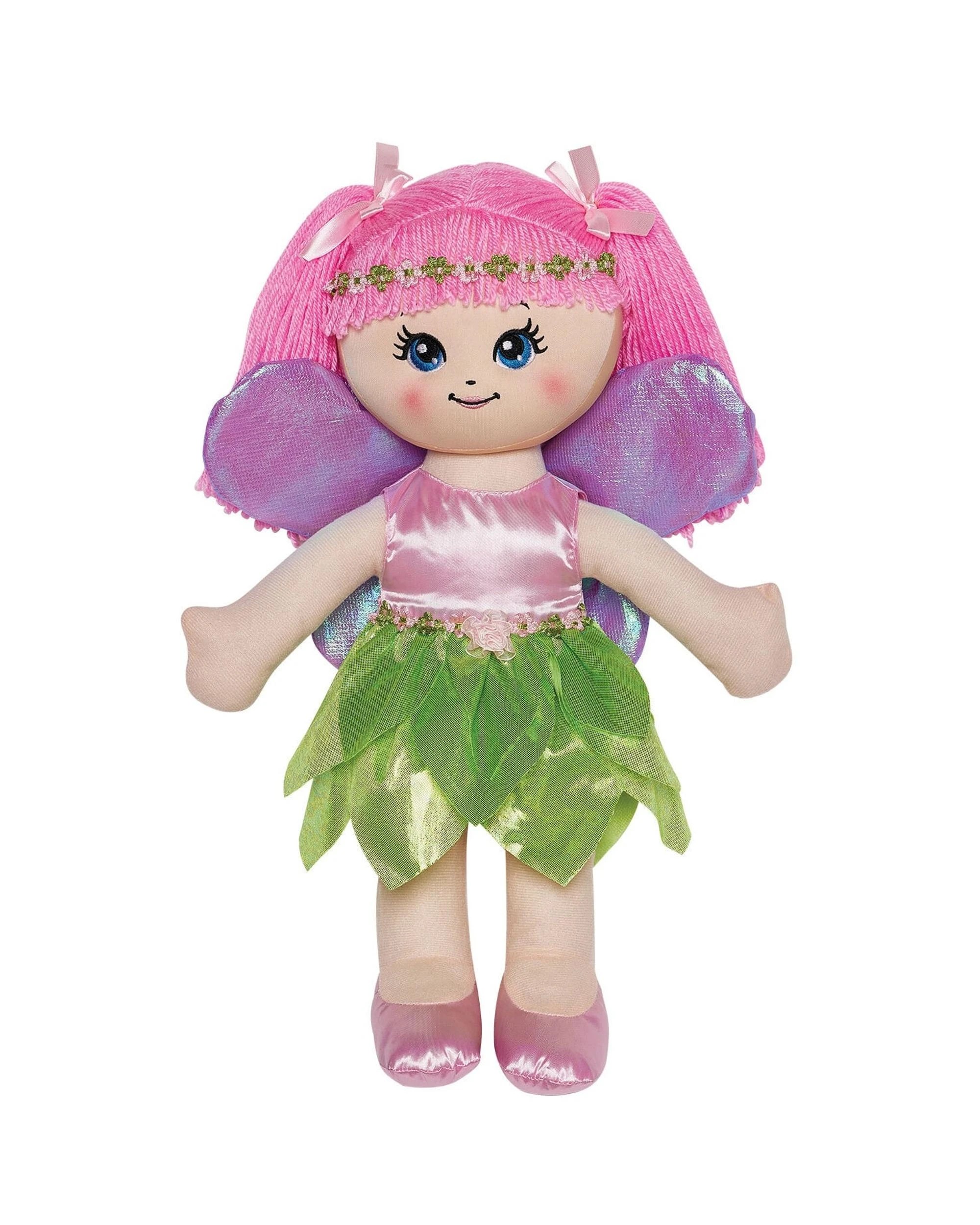 1 Love and Hug Dolls Butterfly Pixie 43cm Plush Doll, 1 of 4