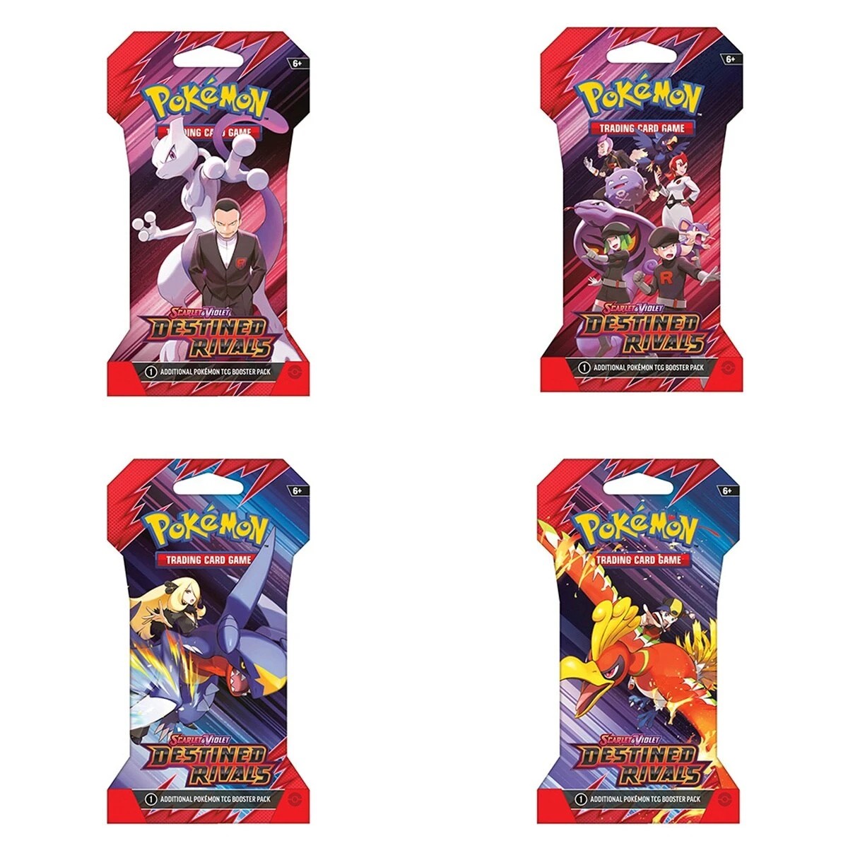 1 Pokemon Trading Card Game: Scarlet & Violet Destined Rivals Blister Pack - Assorted