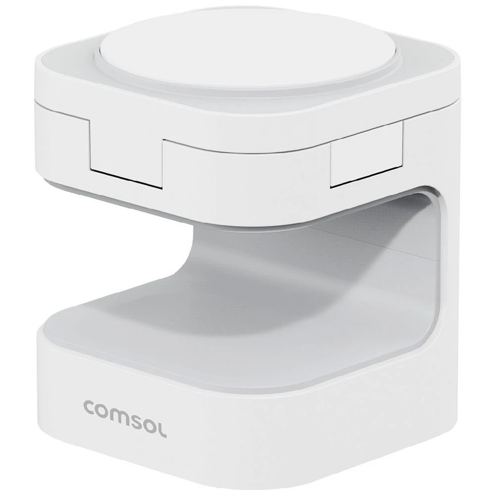 6 Comsol 3-in-1 Qi2 Magnetic Wireless Charging Stand White, 6 of 6