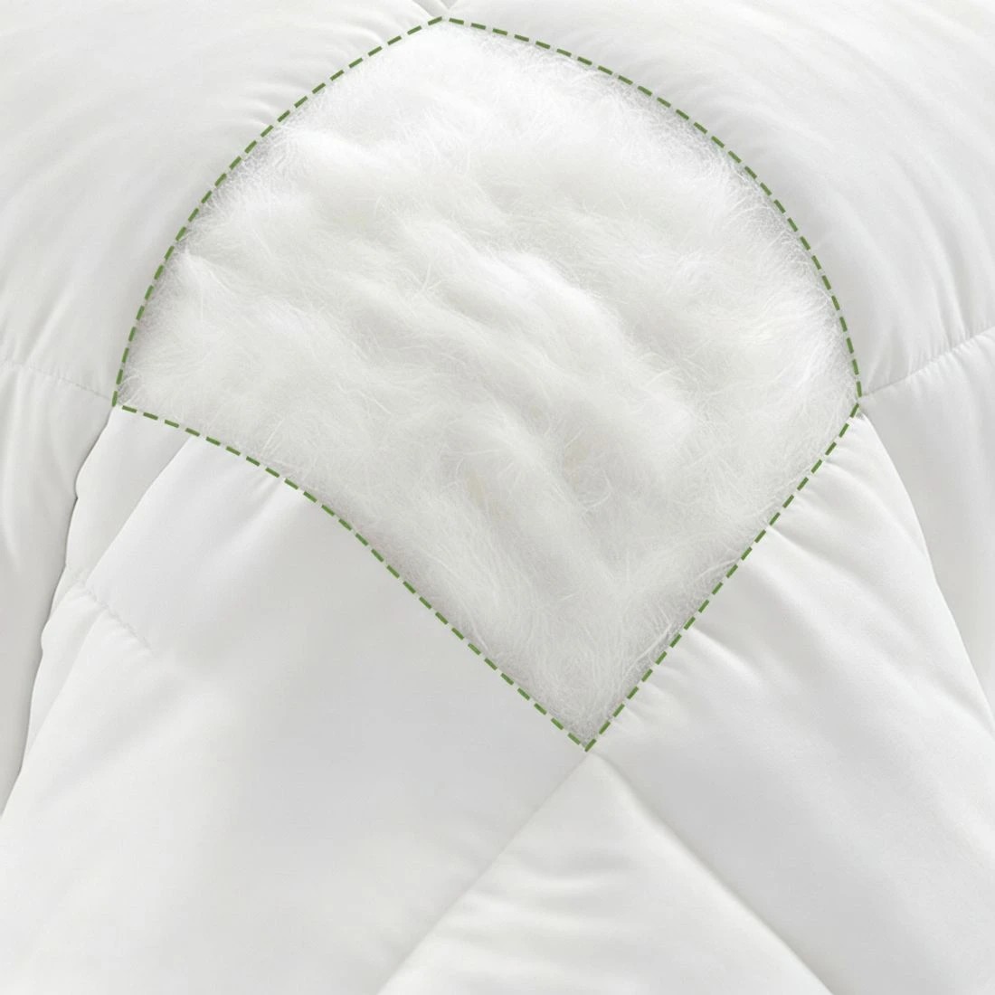 5 Giselle Bedding 200GSM Bamboo Quilt Summer Quilts All Season Doona Duvet Lightweight - Super King Bed - White, 5 of 9