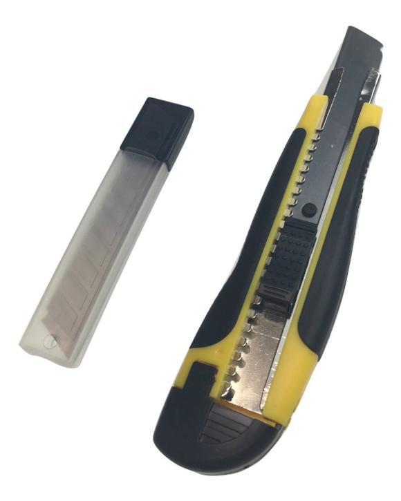 BR Home Box Cutter & Blades Retractable Blade Snap Off Razor 18mm