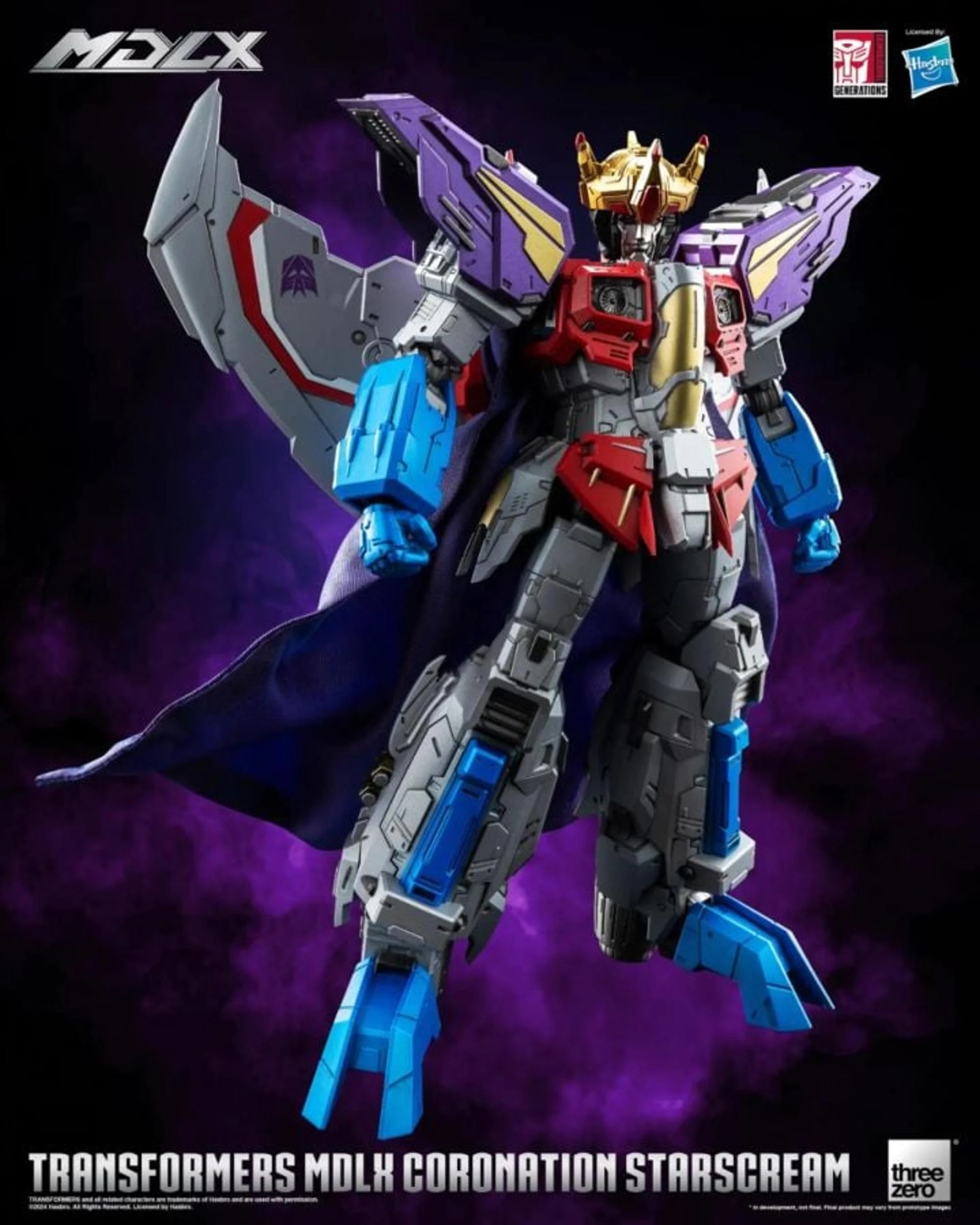 6 Threezero Transformers Coronation Starscream MDLX Collectable Action Figure, 6 of 10