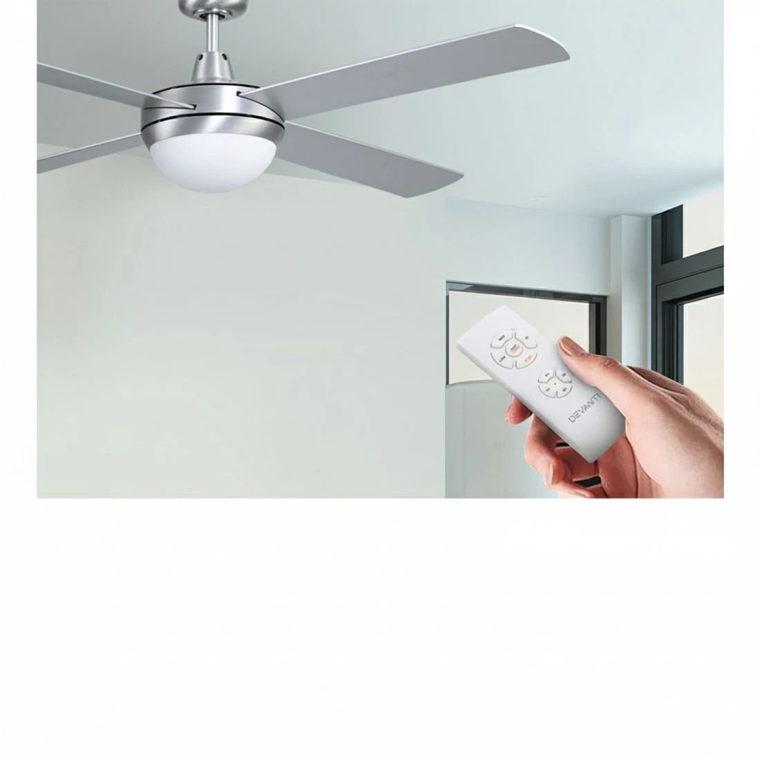 5 Devanti 52'' Ceiling Fan DC Motor w/Light w/Remote - - Multi, 5 of 7