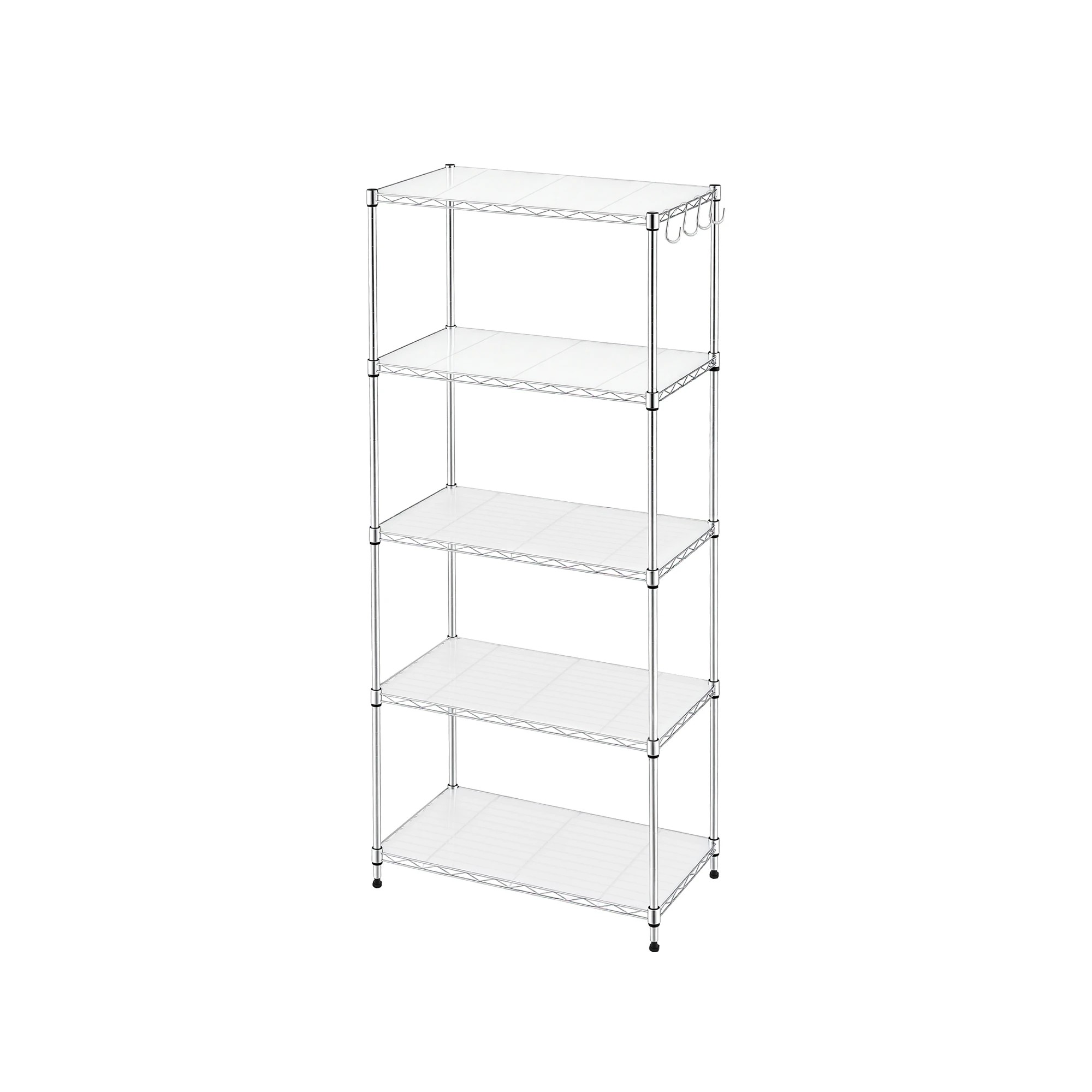 3 Artiss 5-Tier Kitchen Rack Shelf Shelving Unit Adjustable Metal Storage Shelves for Garage Laundry - Silver, 3 of 9
