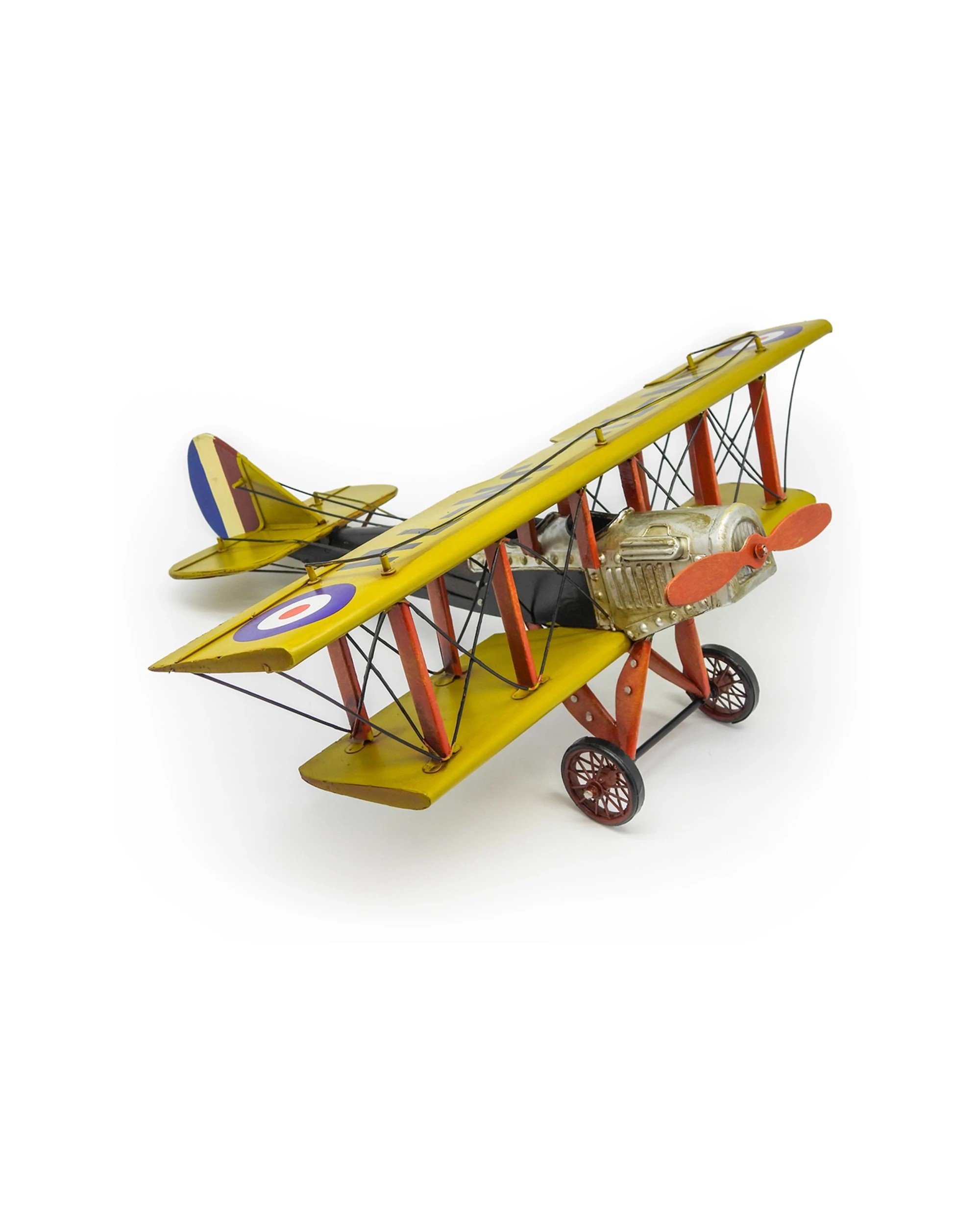 2 Boyle Metal Ornament Home Decor Collectible Curtis Jenny Plane 43x39x14.5cm - Multi, 2 of 7