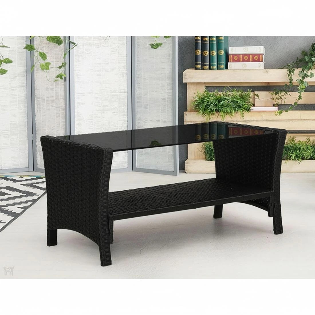 6 Gardeon Outdoor Sofa Set Lounge Setting Durable Space Saving Modern Decor Easy Assembly Sturdy Versatile - Black, 6 of 7
