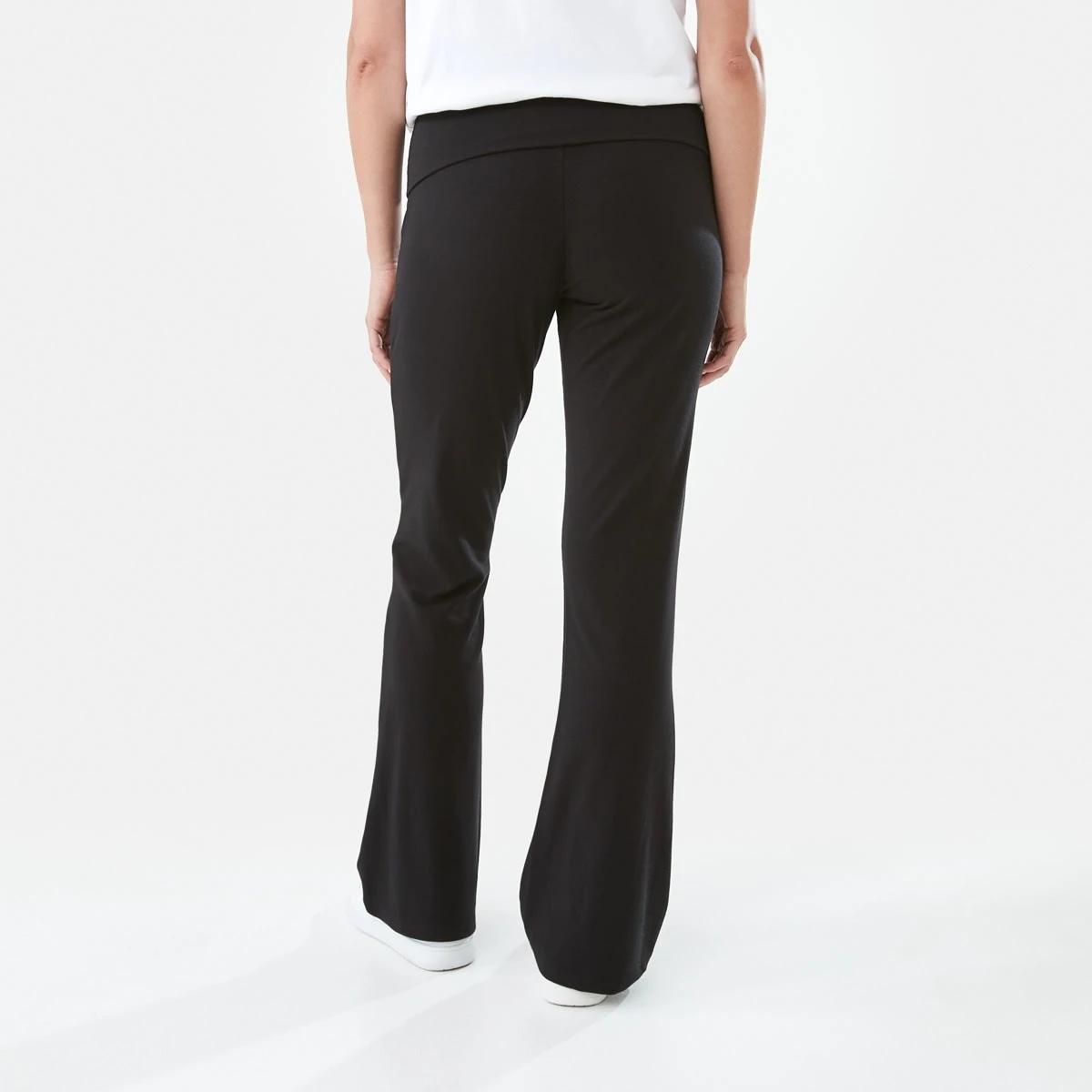 3 Fold Down Flare Pants BLACK, 3 of 4
