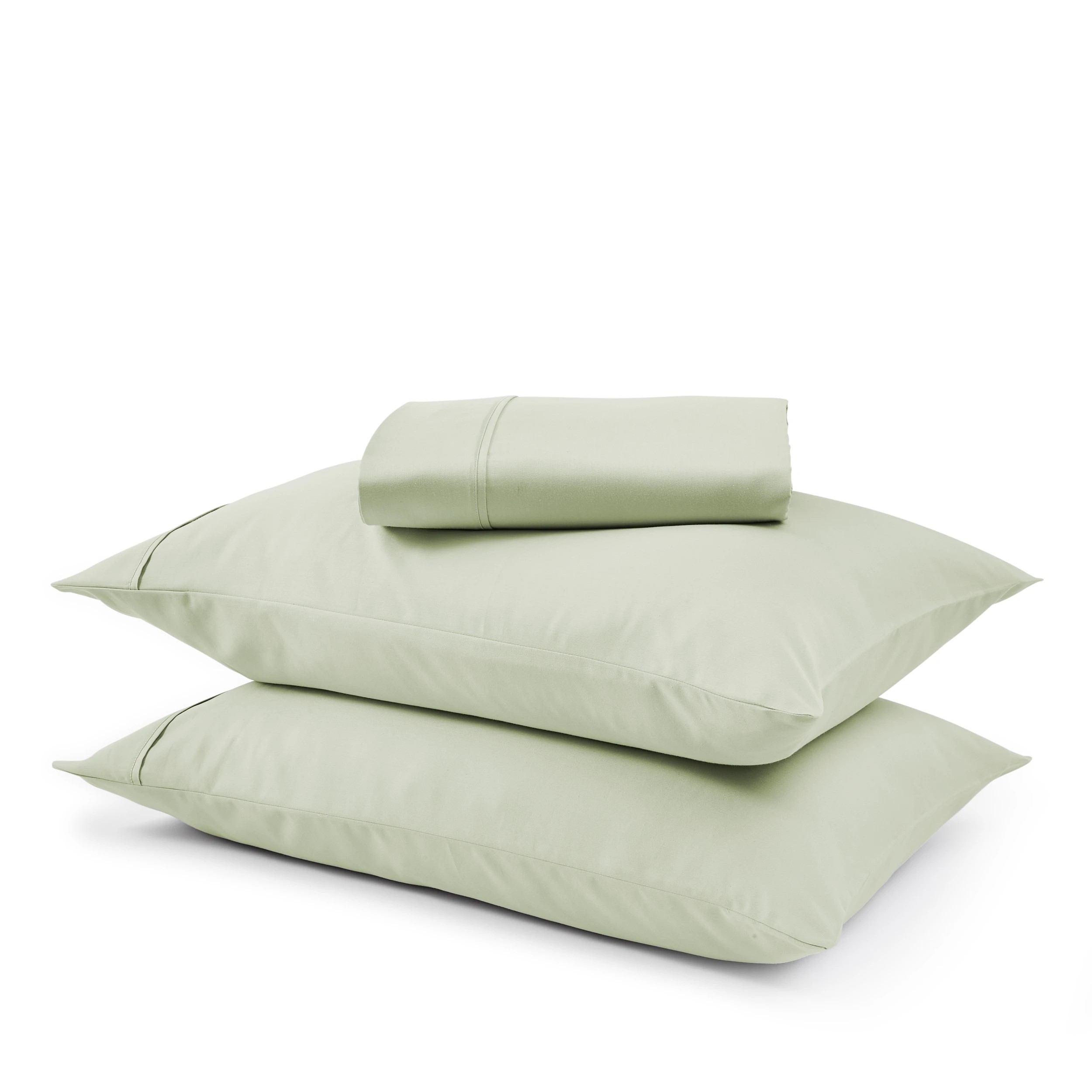 1 1000 Thread Count Cotton Rich Sheet Set - Queen Bed, Sage, 1 of 5