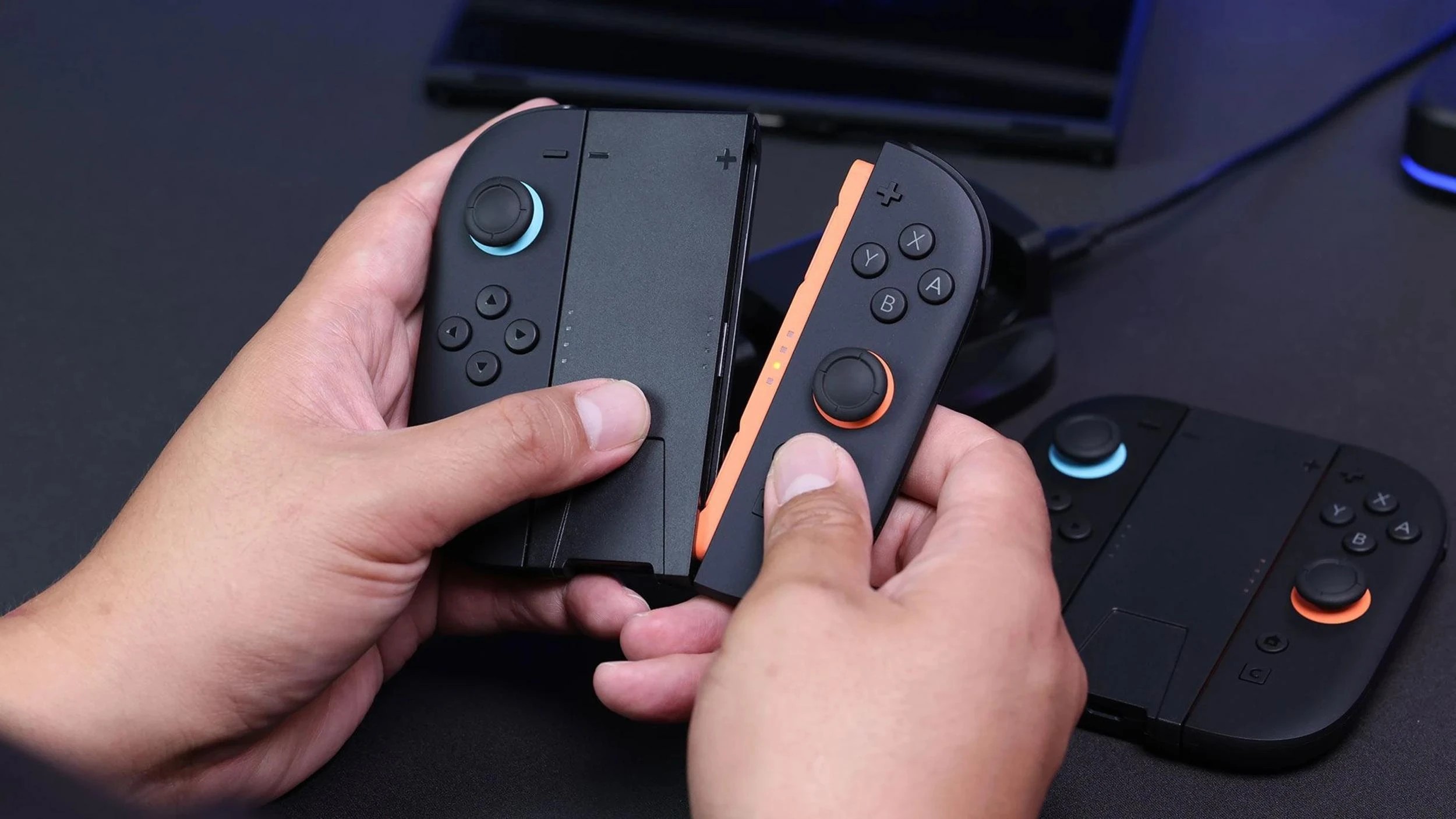 8 Powerwave Compact Dual Charging Stand - Nintendo Switch 2 - Black, 8 of 9