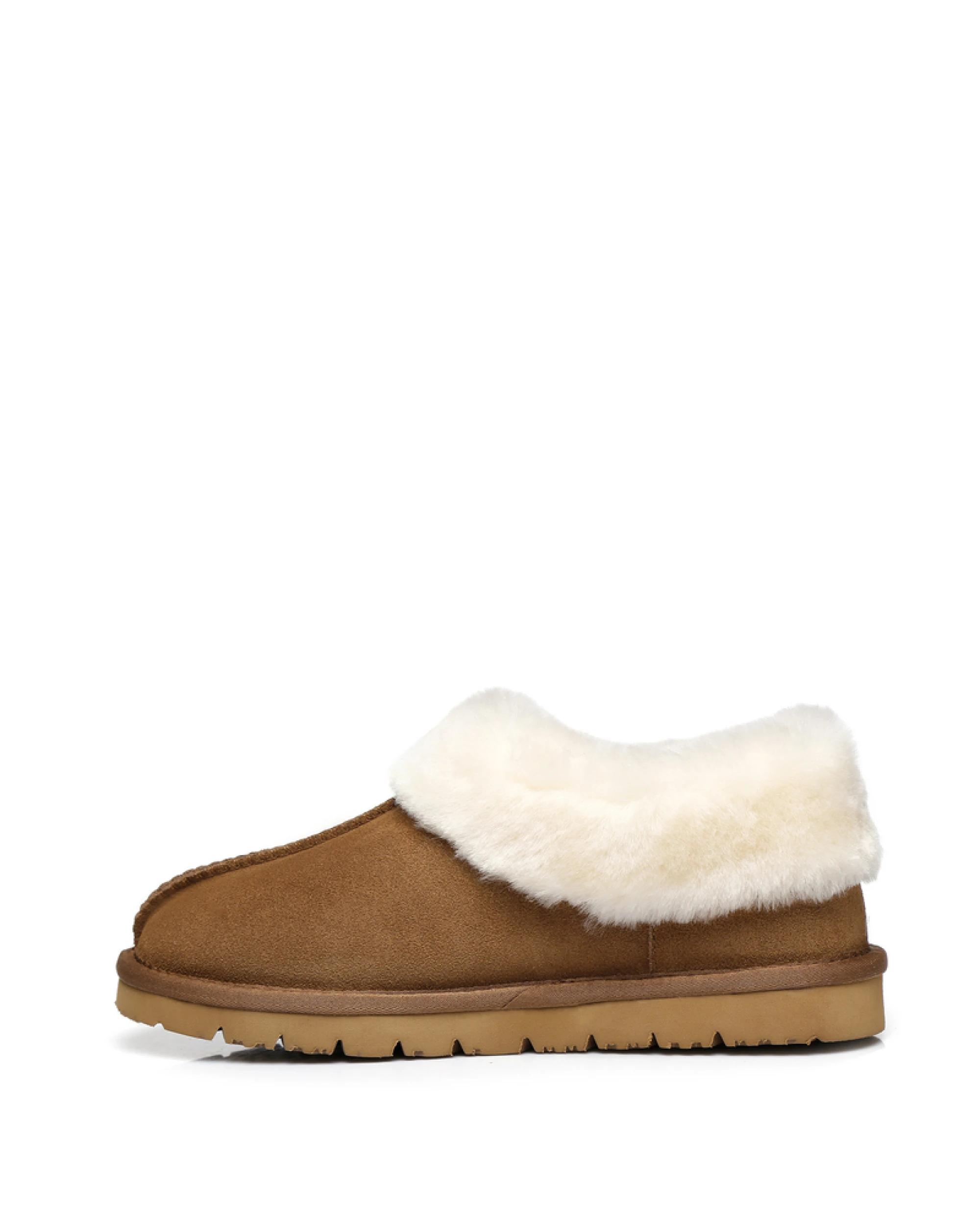 4 Australian Shepherd UGG Unisex Homey Slippers CHESTNUT, 4 of 5