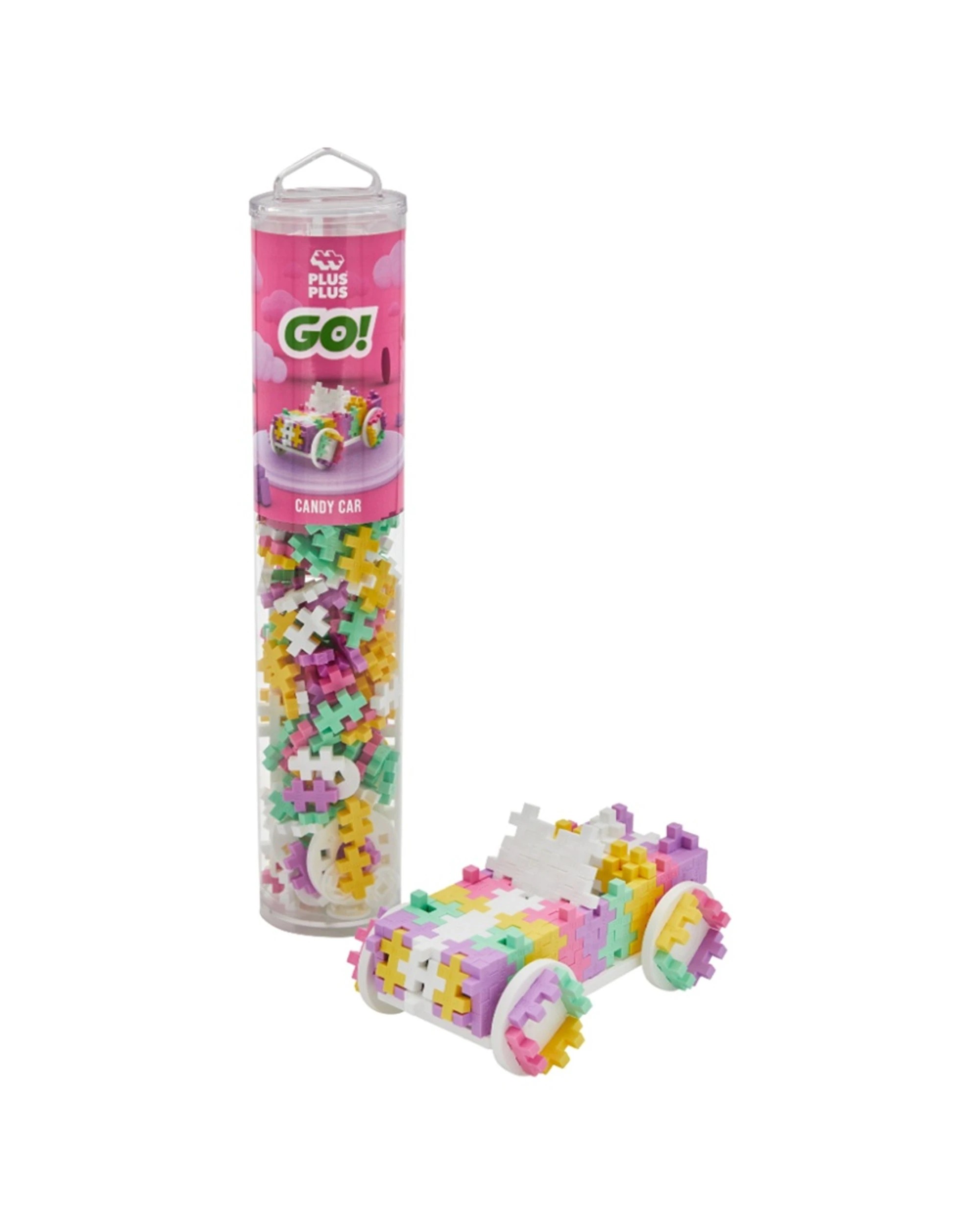 1 Plus-Plus 200pc Color Cars Candy Tube Puzzle Build Create Kids Toy, 1 of 3