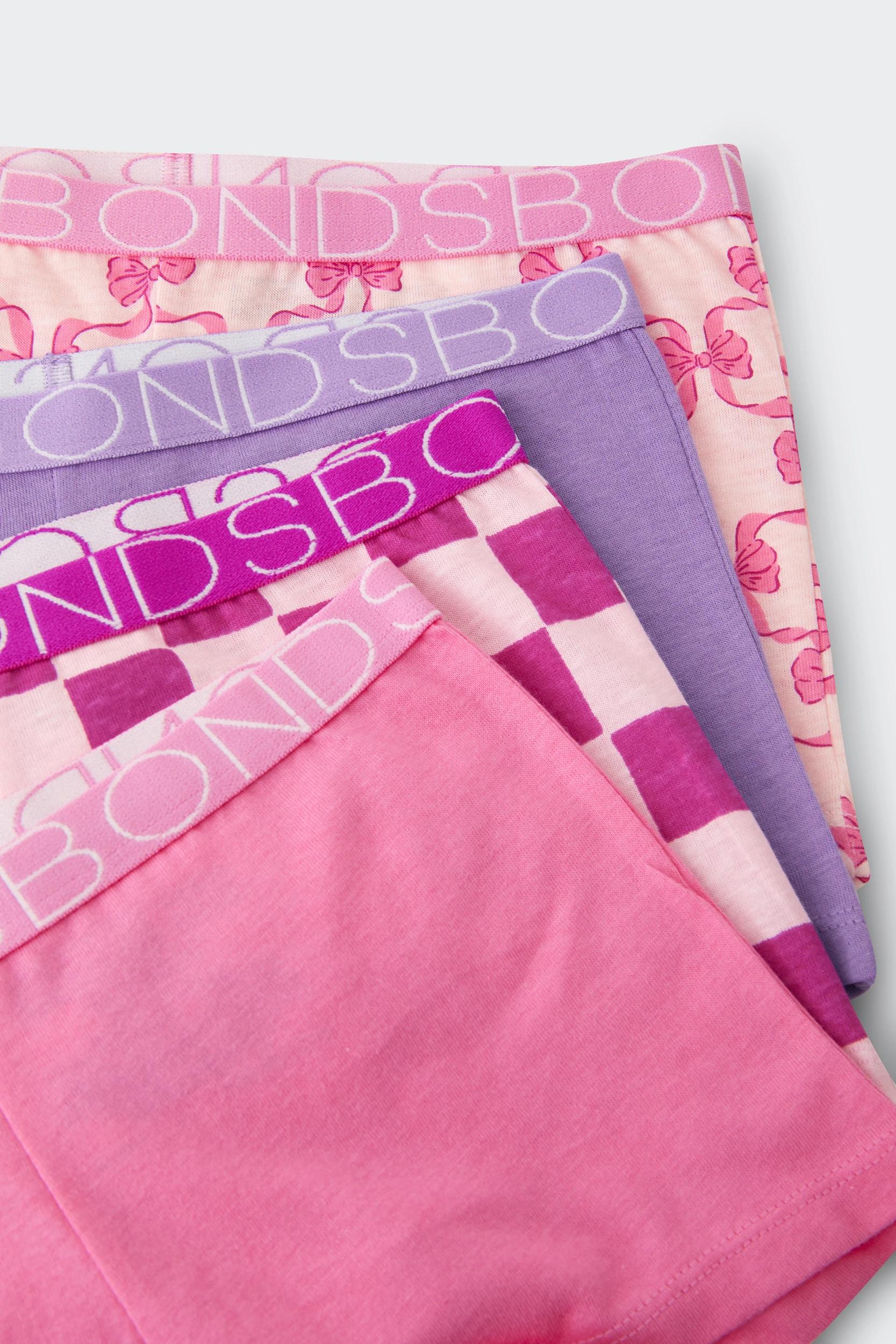 3 Older Girls 4 Pack Shortie - Bonds MULTI, 3 of 4
