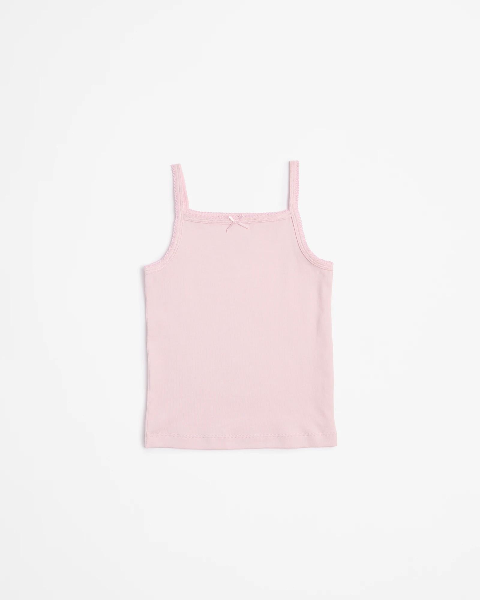 4 Girls Singlet 3 Pack - Maxx PINKS, 4 of 5