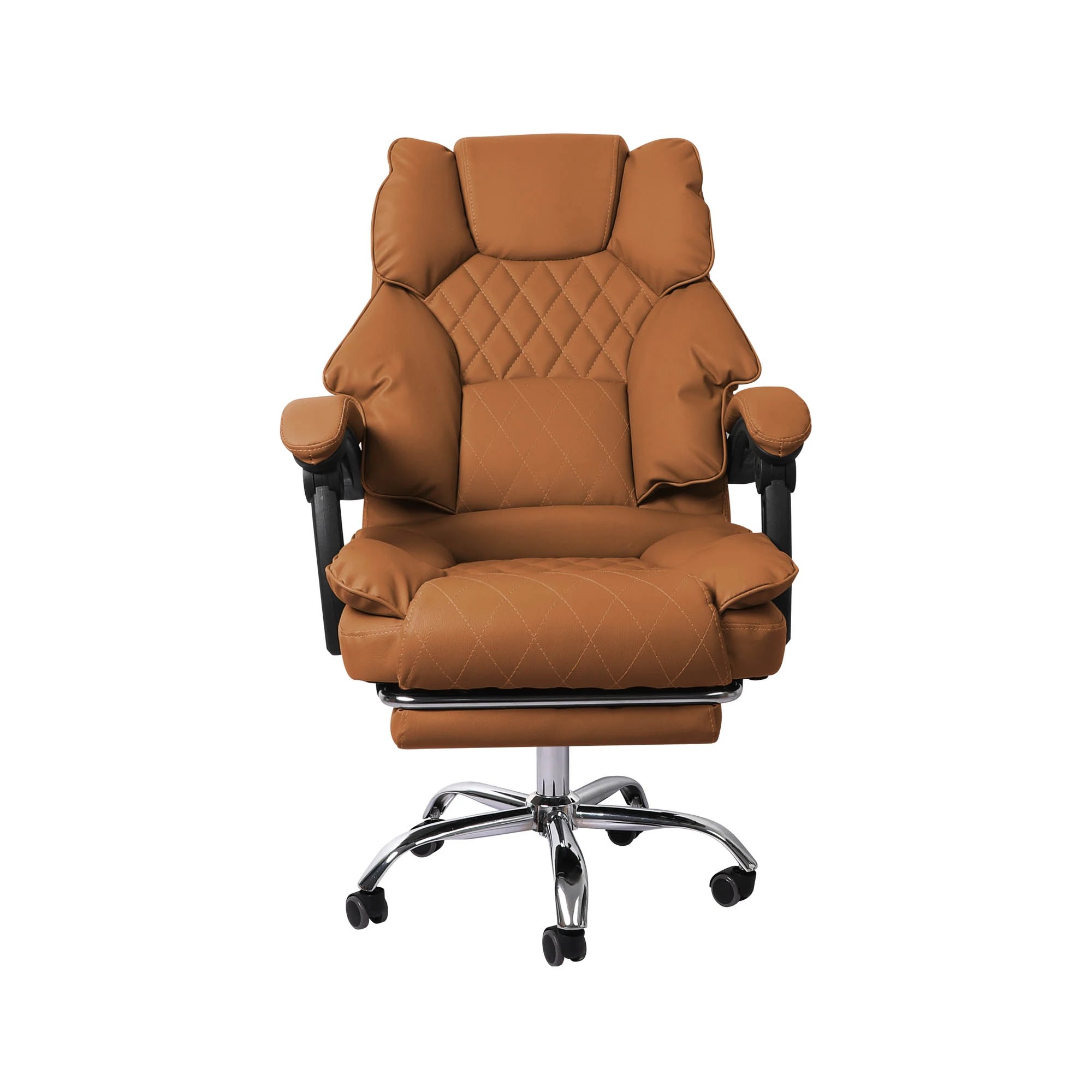 2 Levede Pu Leather Office Chair With Footrest, 2 of 6