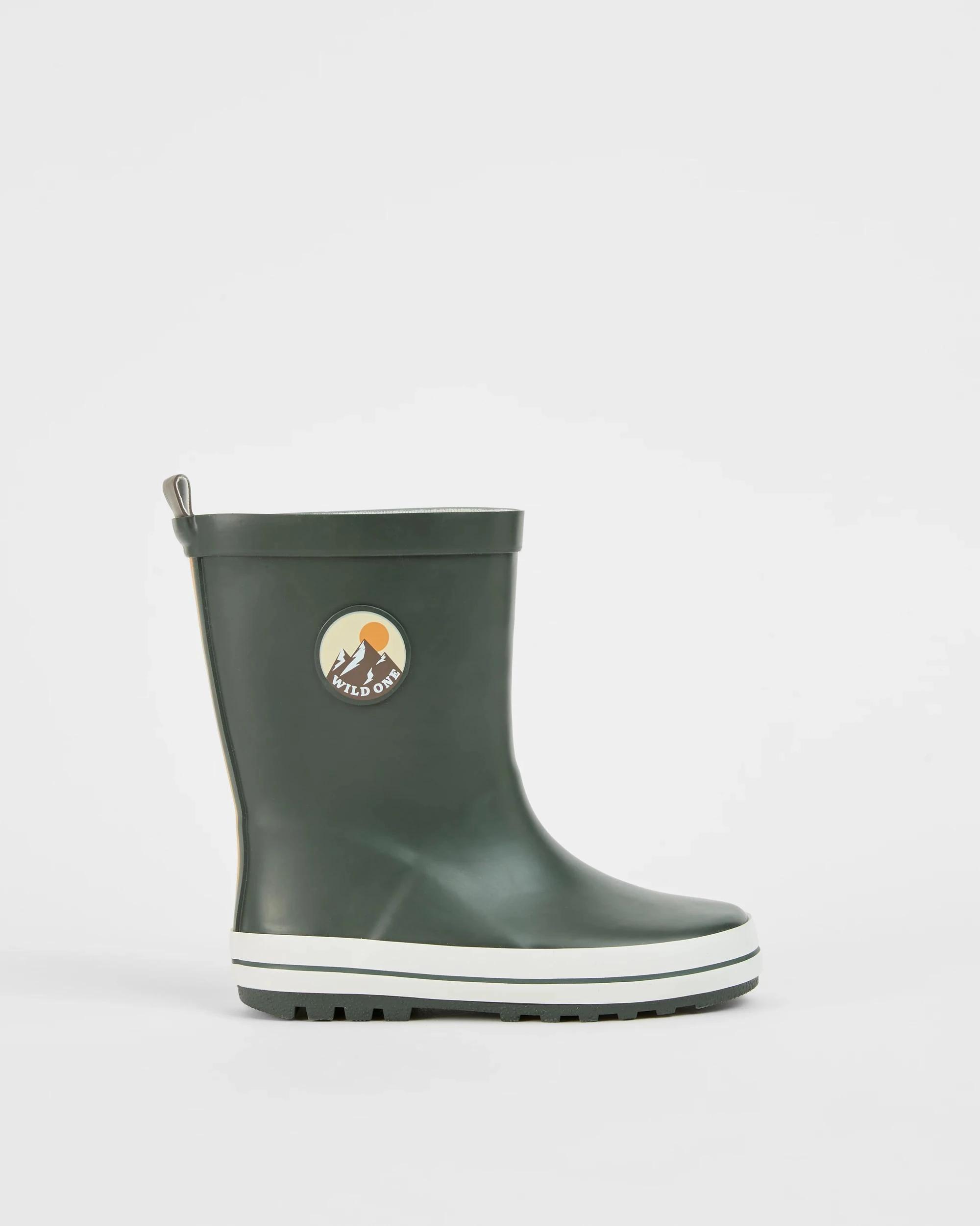 1 Target Kids Core Badge Rainboot KHAKI, 1 of 3