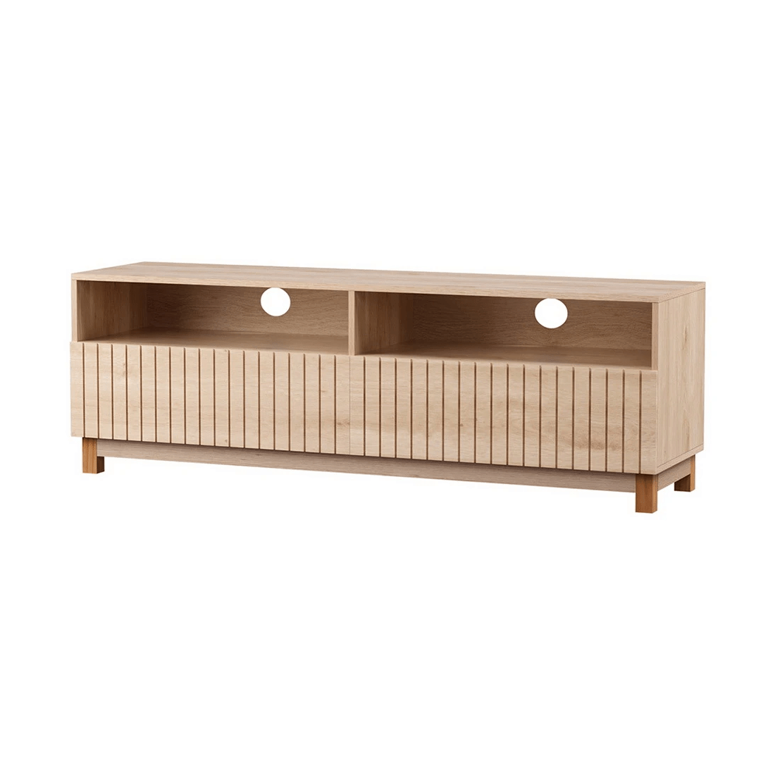 1 Artiss TV Cabinet Entertainment Unit Stand 150CM - Brown, 1 of 3