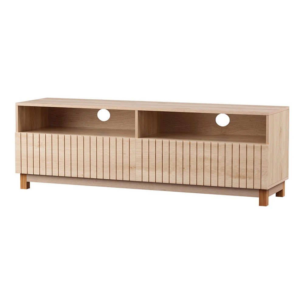 1 Artiss TV Cabinet Entertainment Unit Stand 150CM - Natural, 1 of 3