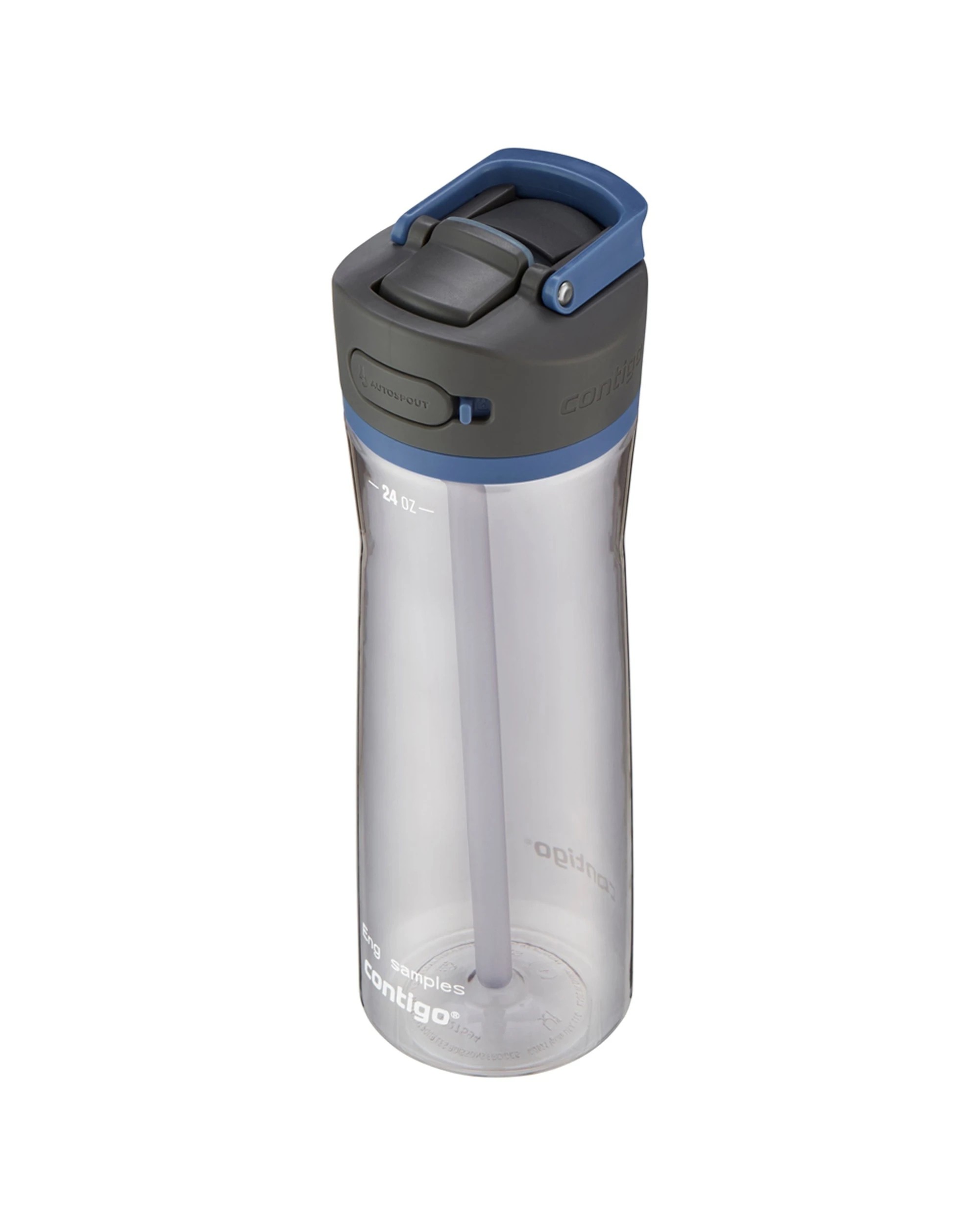 3 Contigo Ashland 2.0 Autospout Bottle 709ml Tritan Leakproof Push Button Hydration - Blue, 3 of 7