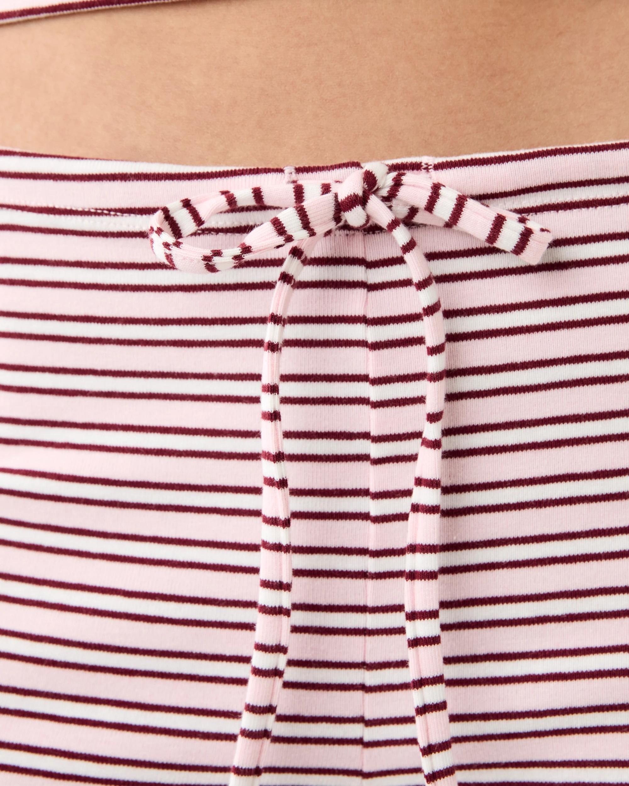 5 Mini Stripe Shorts Beet Strip, 5 of 6