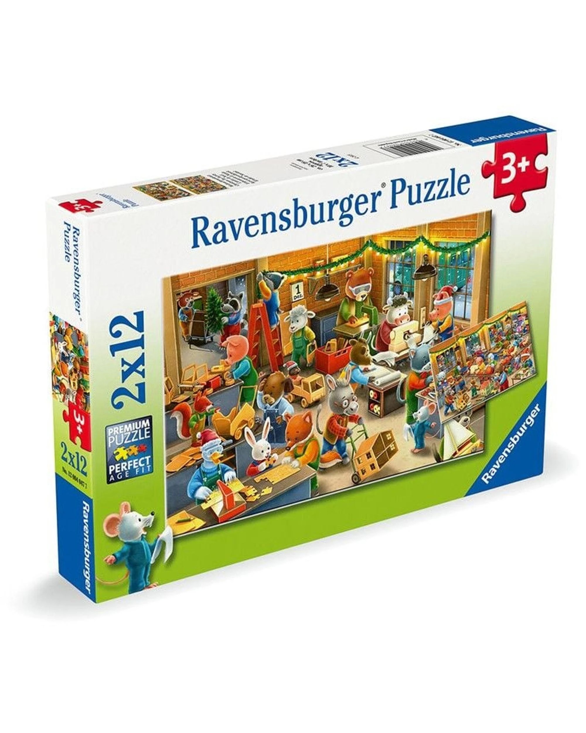 2 Ravensburger Christmas Toy Factory 24 Piece Jigsaw Puzzle 2 Pack, 2 of 5