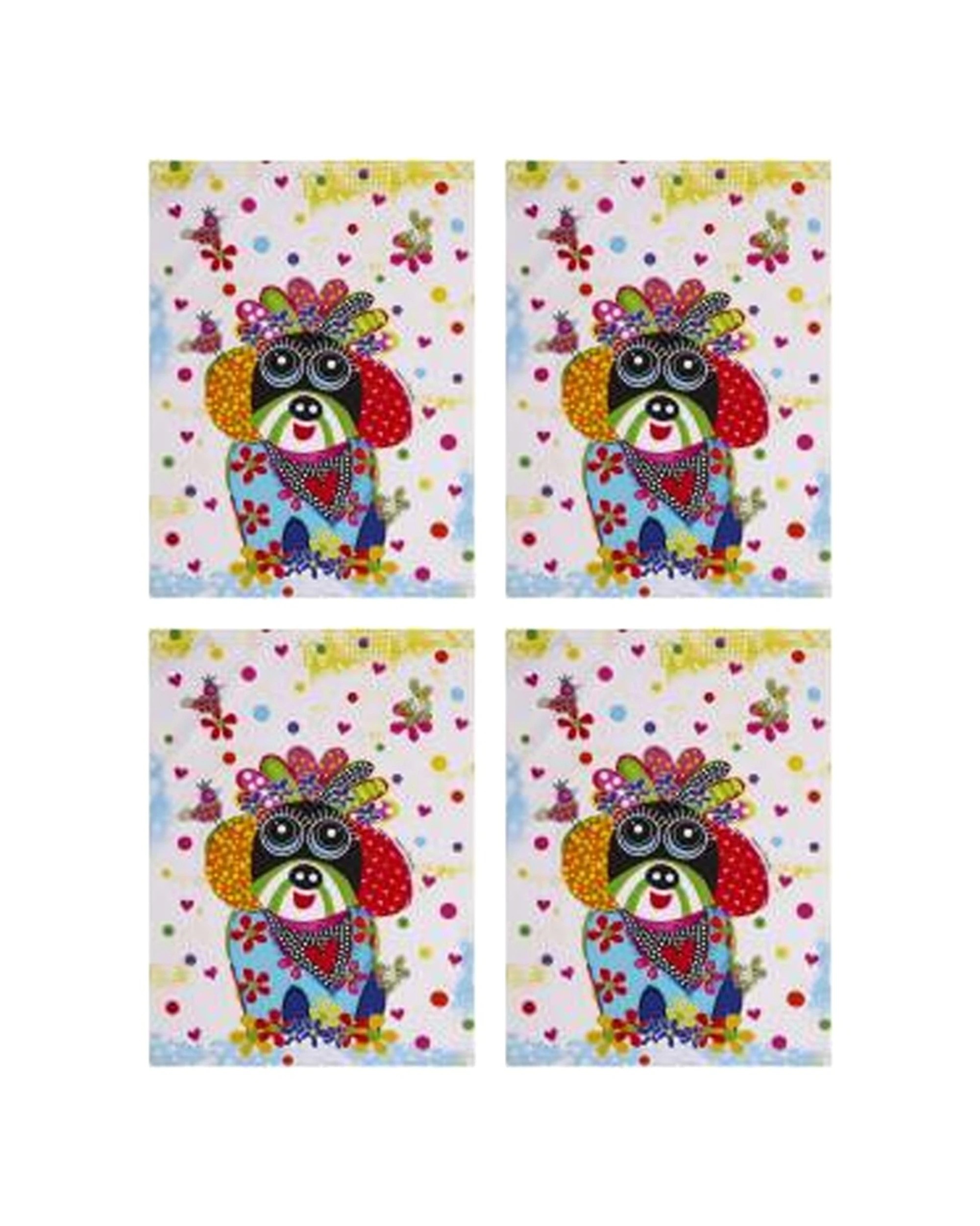 1 Maxwell & Williams 4x Donna Sharam Kaleidoscope Tea Towel Set Bestie 50x70cm - Multi, 1 of 4