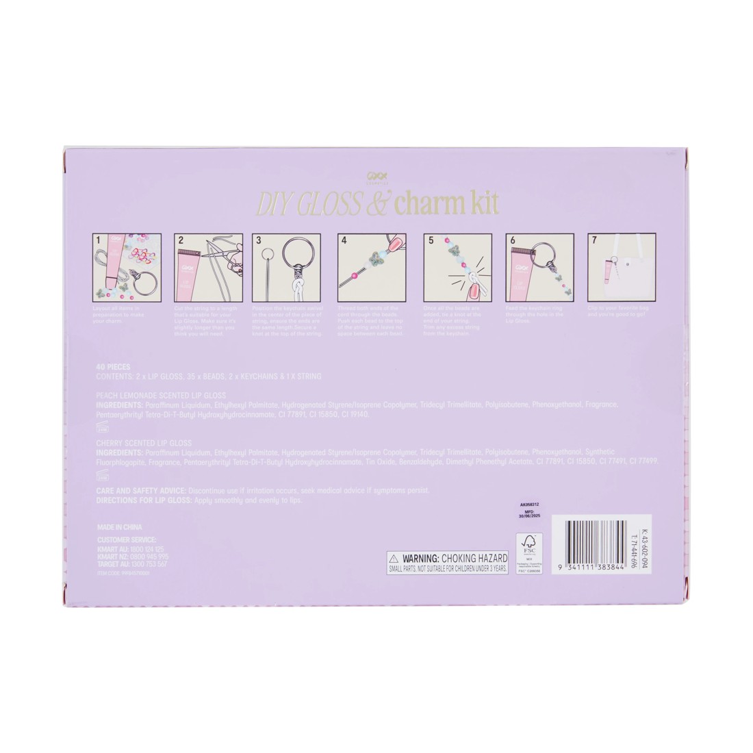 5 OXX Cosmetics 40 Piece DIY Gloss and Charm Kit, 5 of 5