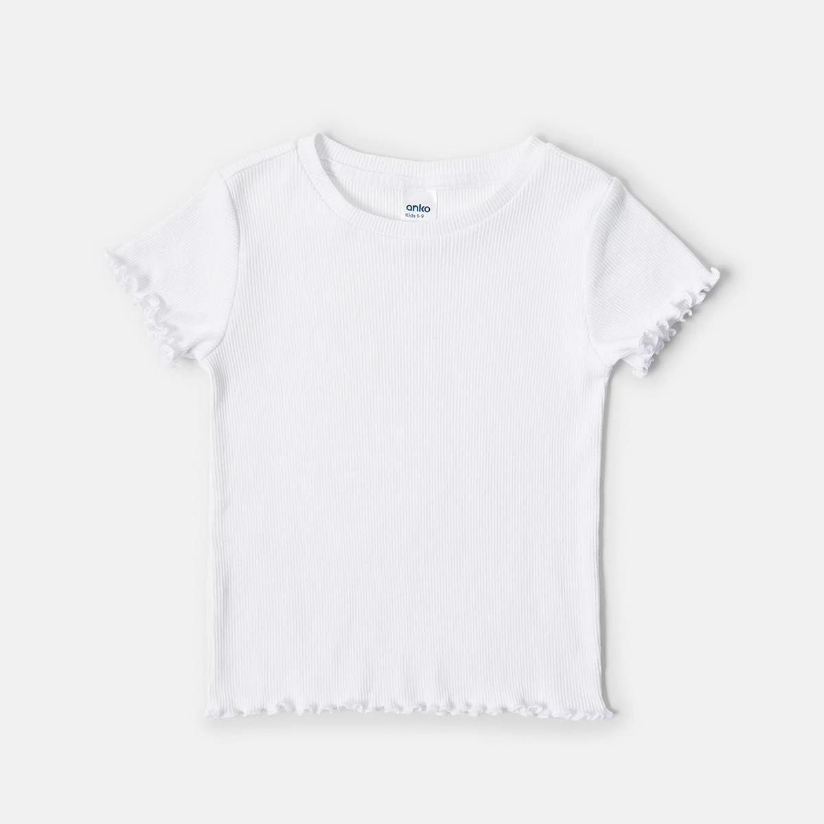 7 Short Sleeve Rib T-shirt White, 7 of 8