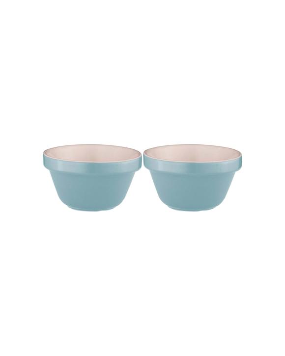 Avanti 2PK Multi Purpose Mixing Baking Bowl 13cm 350ml Deep Sides Broad Base - Blue
