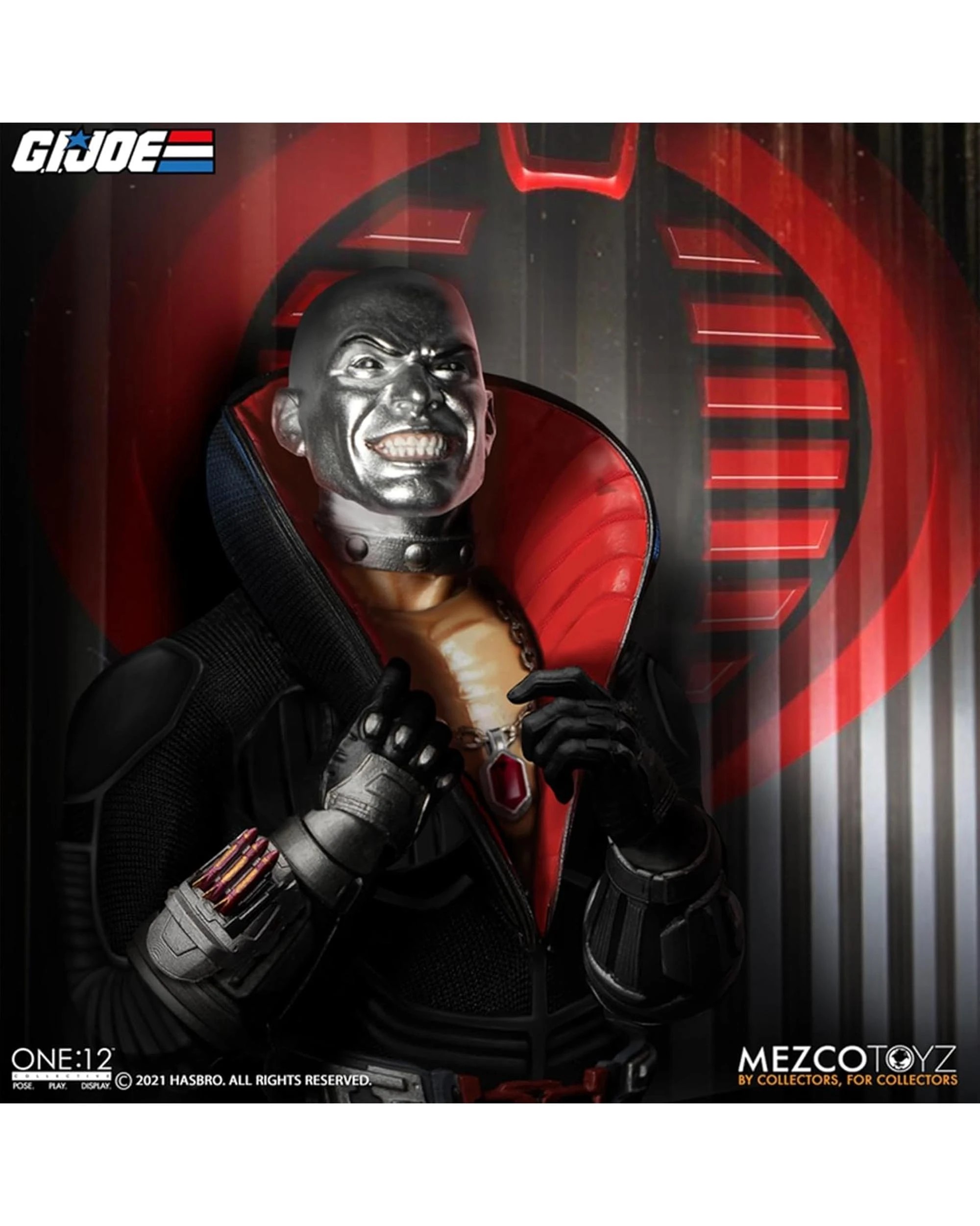 3 Mezco Toys G.I Joe Destro ONE:12 Collective Figure, 3 of 5