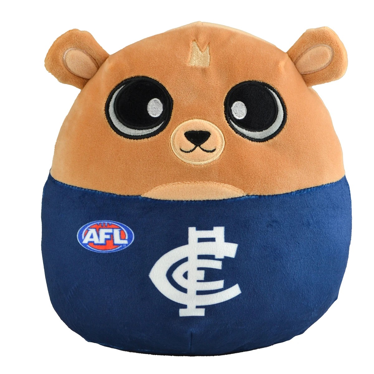 1 AFL Squidglys Carlton Plush Toy, 1 of 2