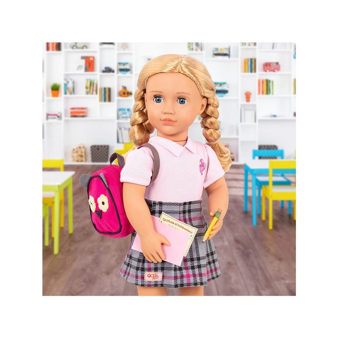 6 Our Generation Deluxe Hally Doll – with Book, 6 of 8