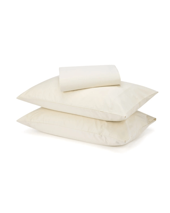 500 Thread Count Cotton Sheet Set - Double Bed, Sand