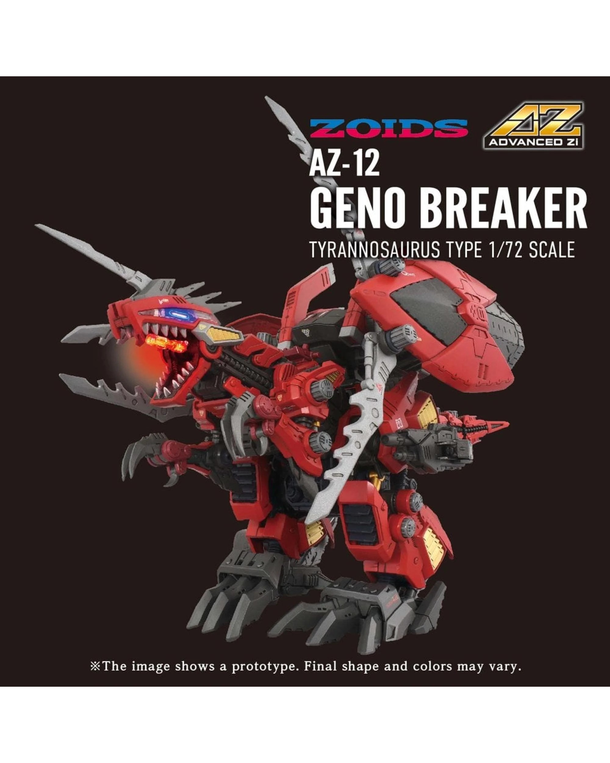 2 Takara Tomy Zoids Advanced Zi Series AZ-12 Geno Breaker Tyrannosaurus Type 1/72 Scale Model Kit, 2 of 10