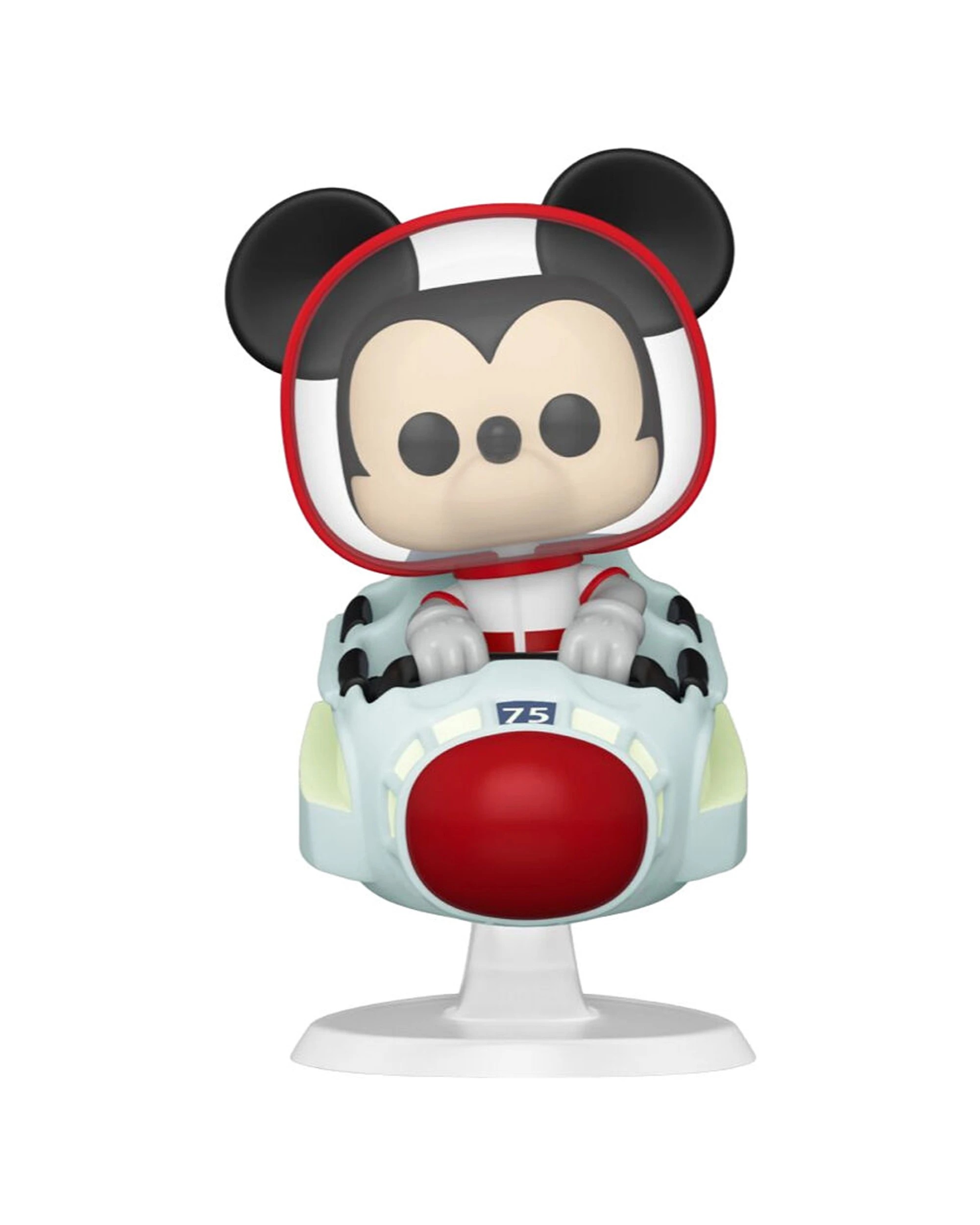 1 Disney World 50th Anniv Mickey Mouse At Space Mountain Pop Ride Figure 13cm - Multi, 1 of 3