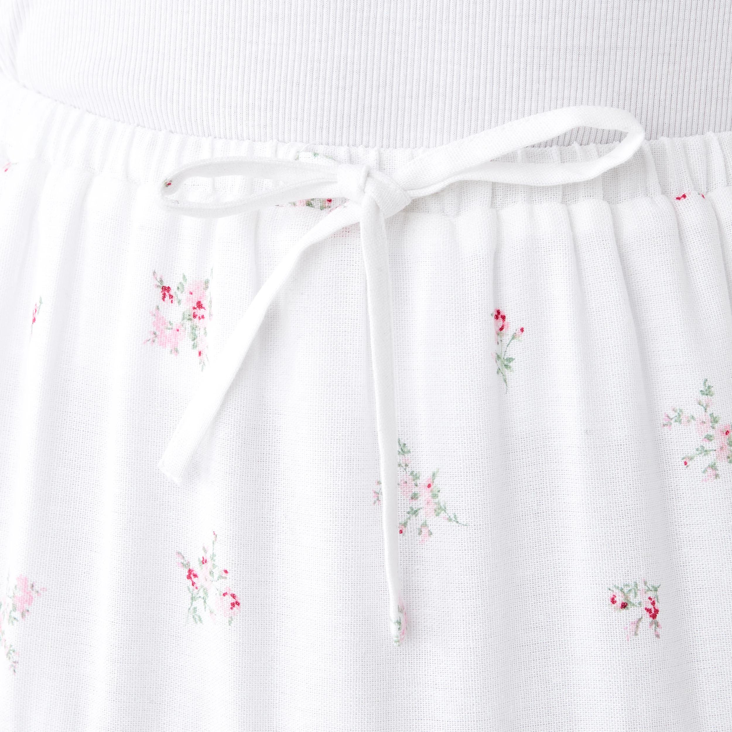 4 Tiered Trim Maxi Skirt Dty Roses, 4 of 5