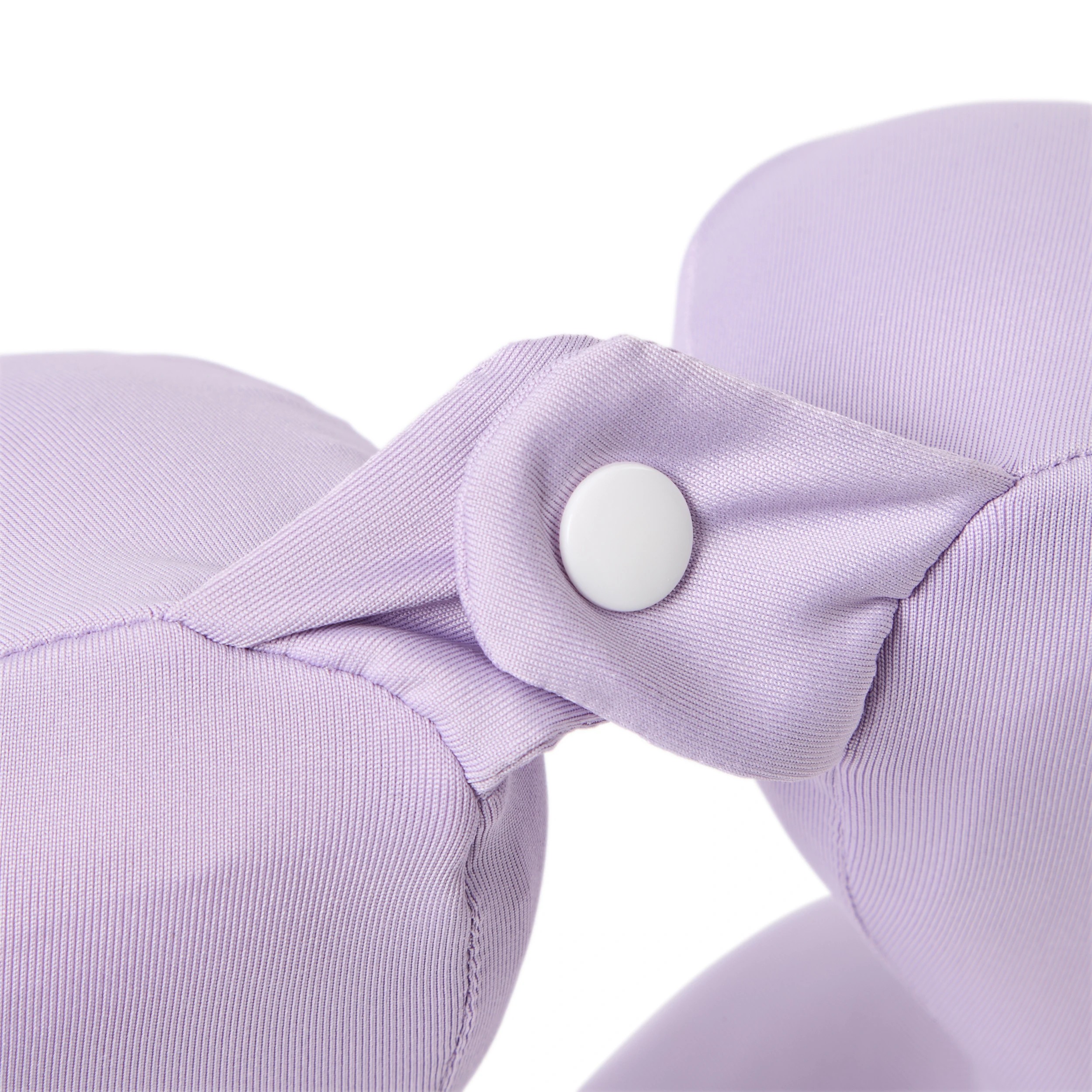 4 Memory Foam Travel Neck Pillow - Lilac, 4 of 6