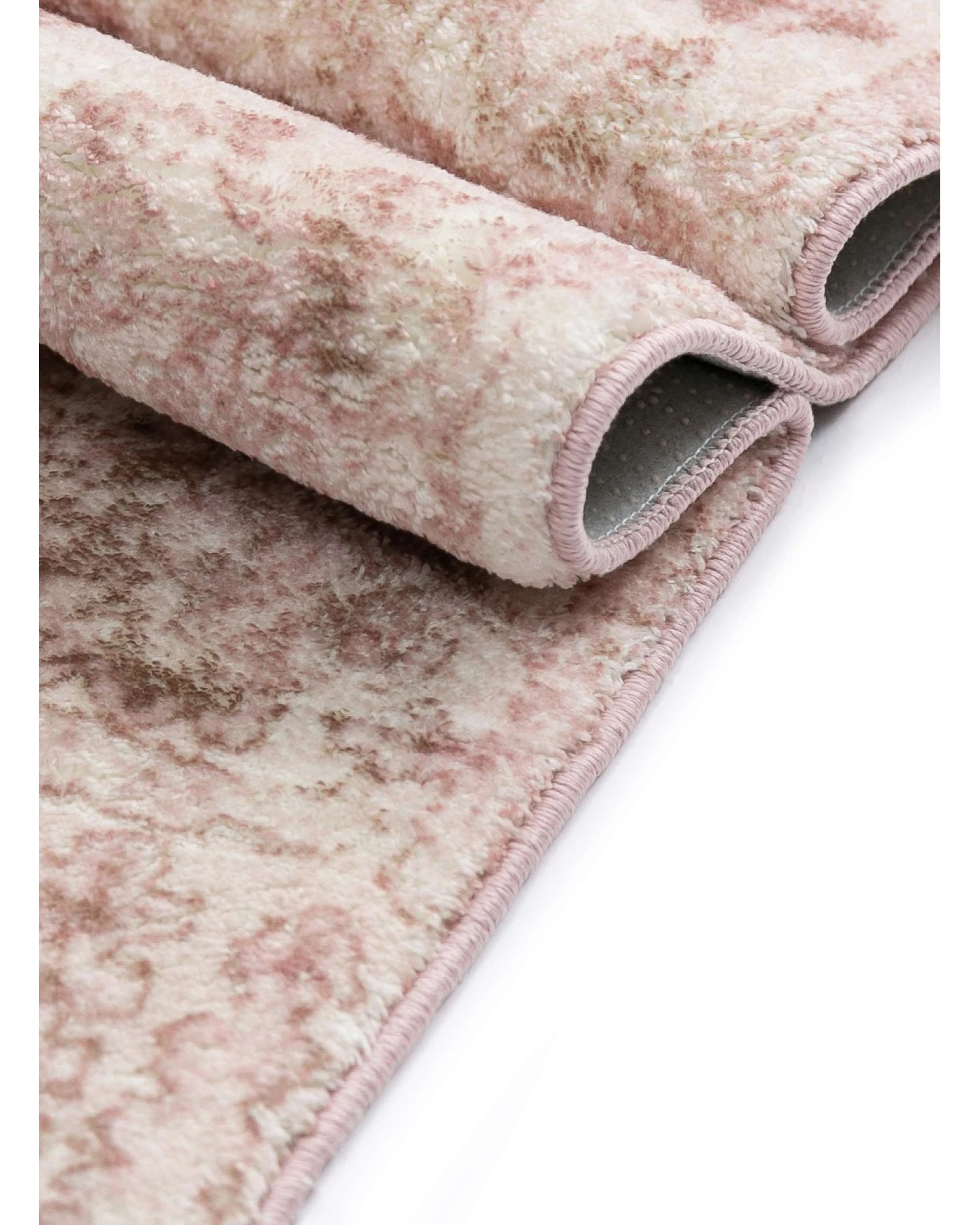 6 Loopsie Rosa Floral Medallion Washable Rug-180cm x 120cm - Pink, 6 of 7