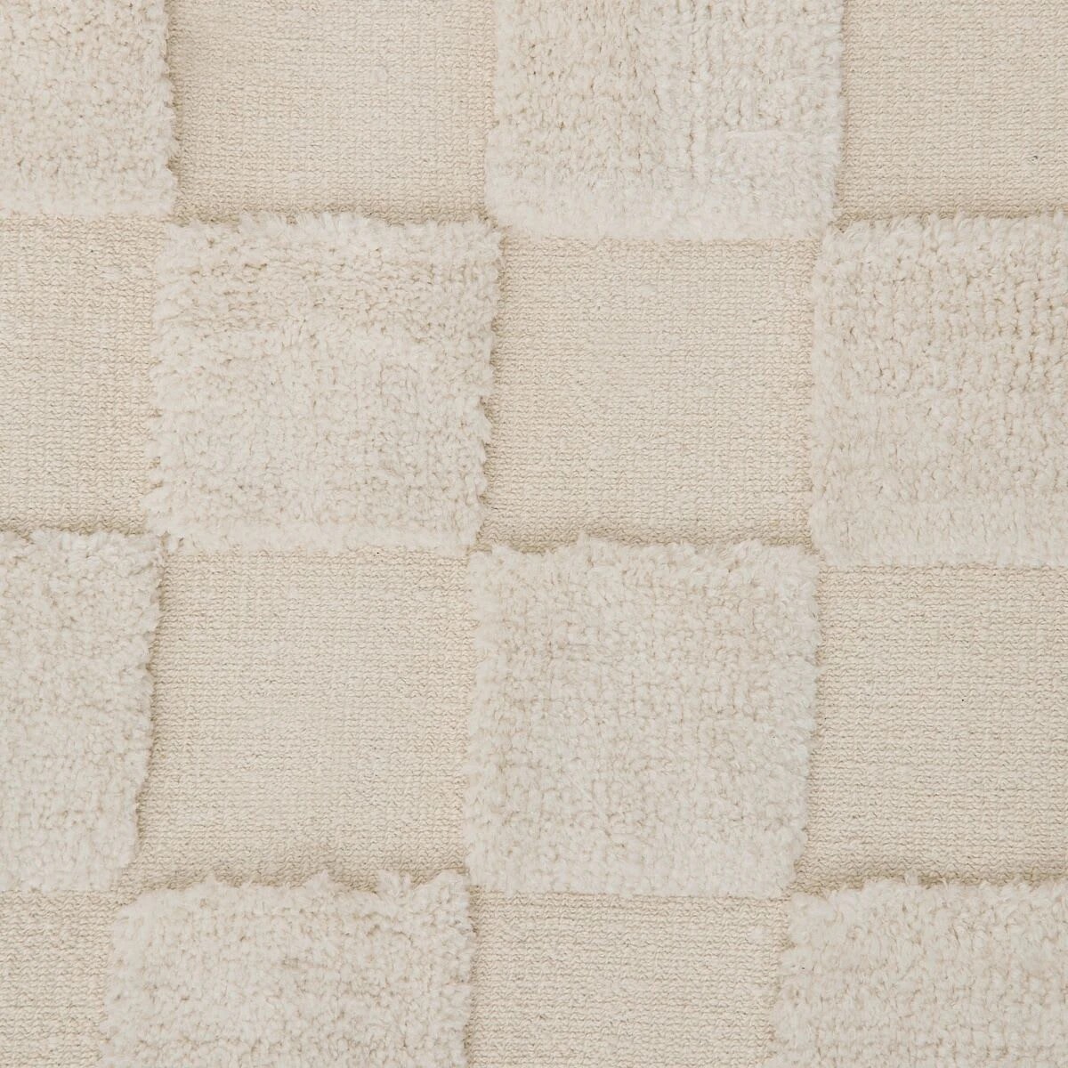 3 Check Rug - Natural, Small - 140cm x 70cm, 3 of 8