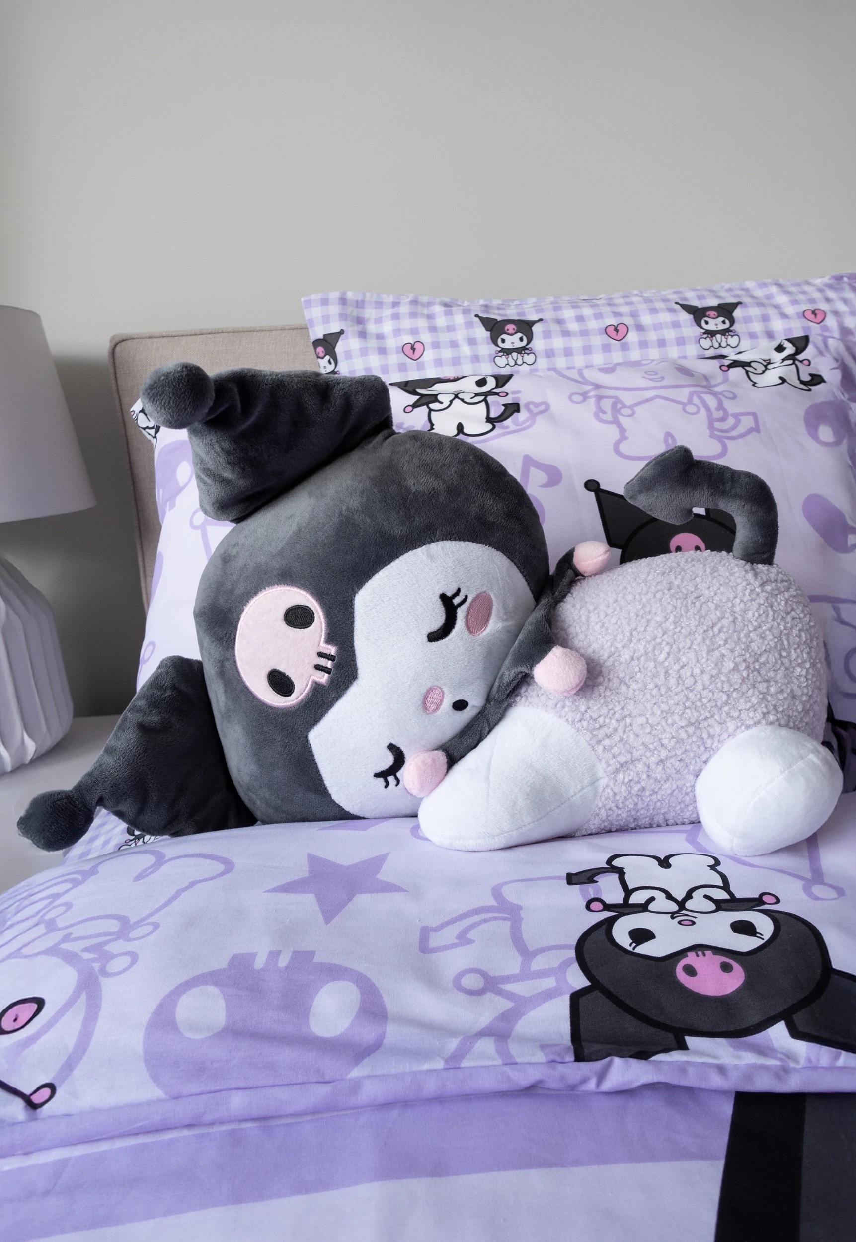2 Hello Kitty Kuromi Sleeping Cushion - Purple, 2 of 3