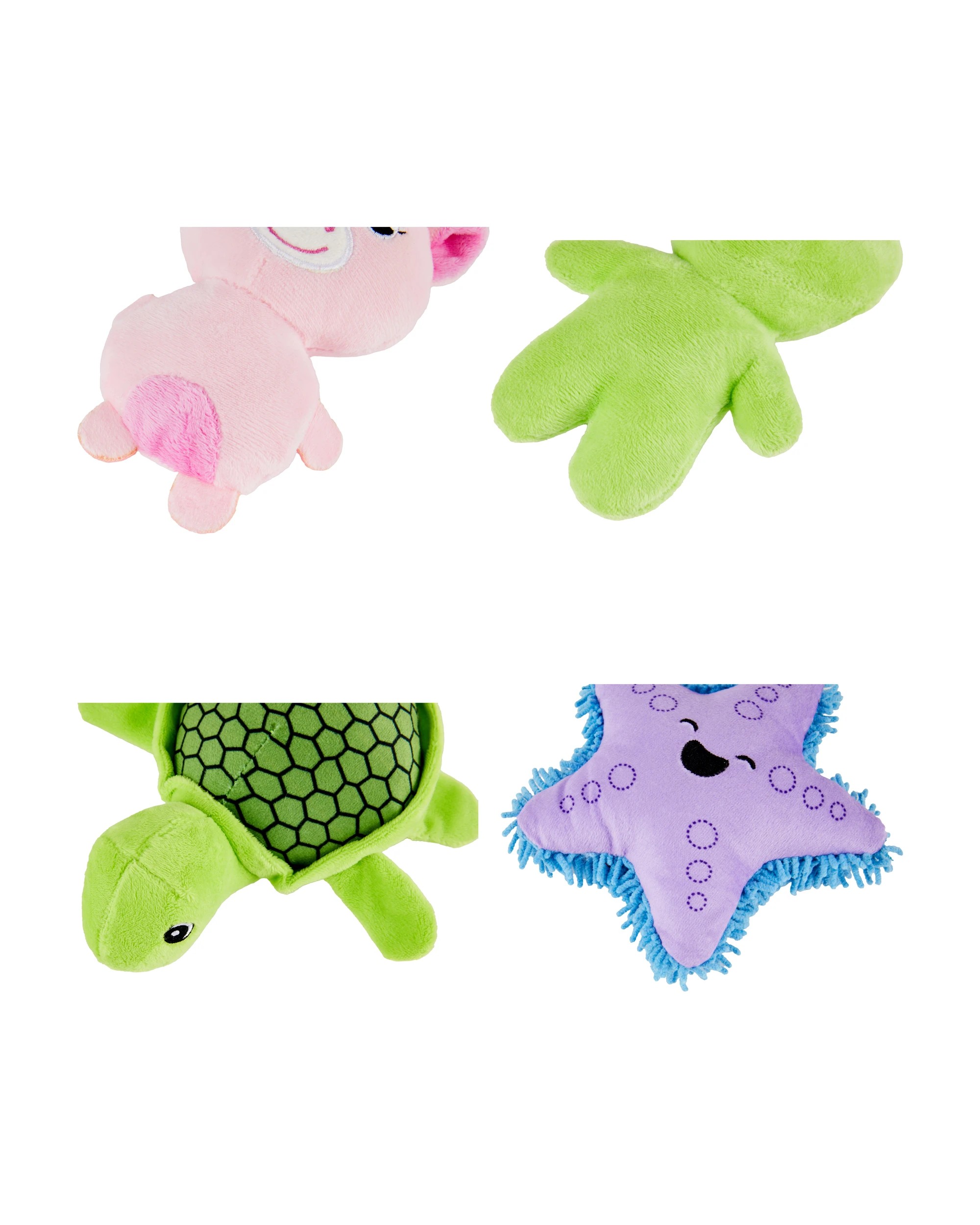 3 2 Pack Pet Plush Puppy Toys - Assorted, 3 of 4