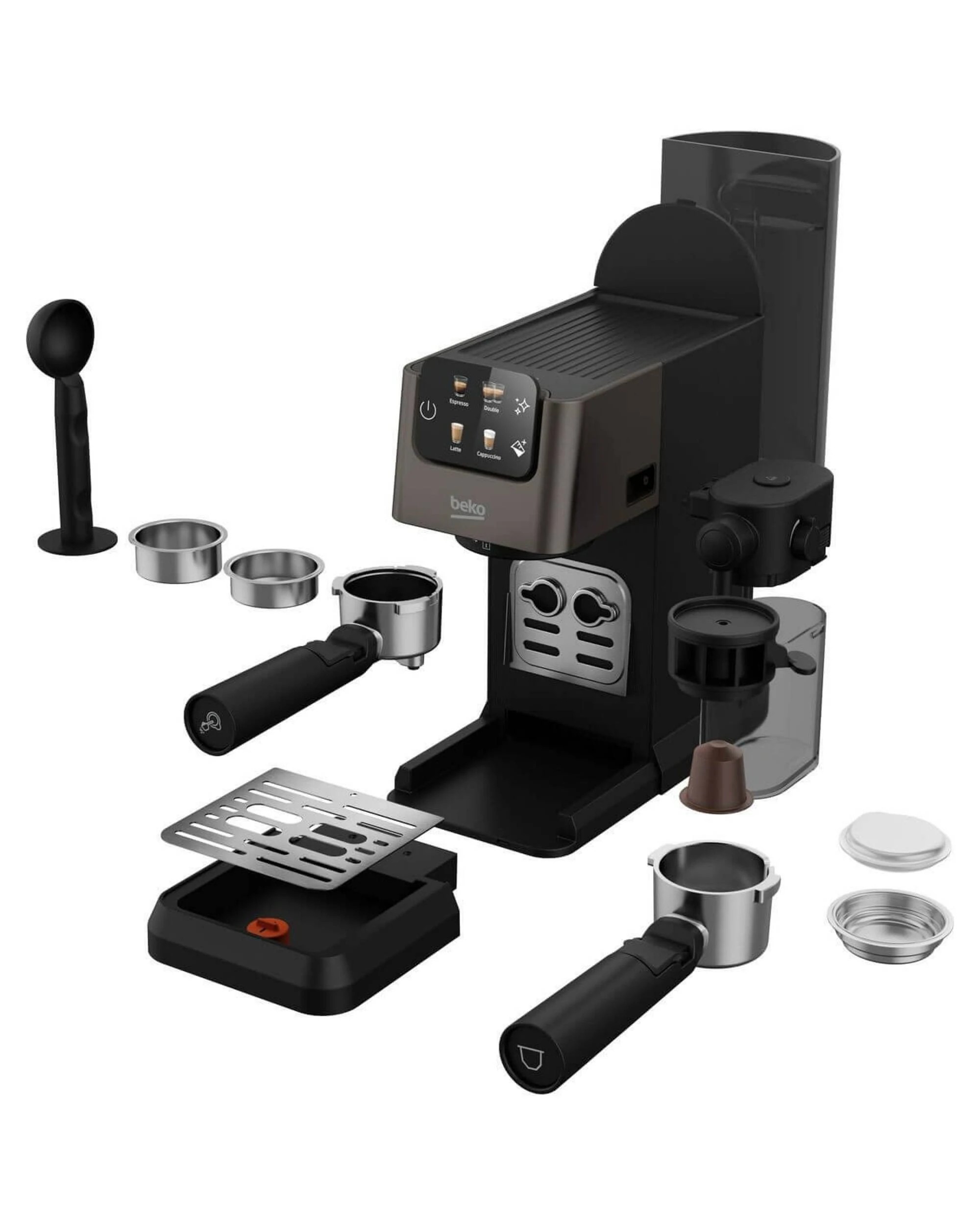 7 Beko CaffeExperto Semi Automatic Espresso Machine with Milk Frother & Cup, 7 of 10