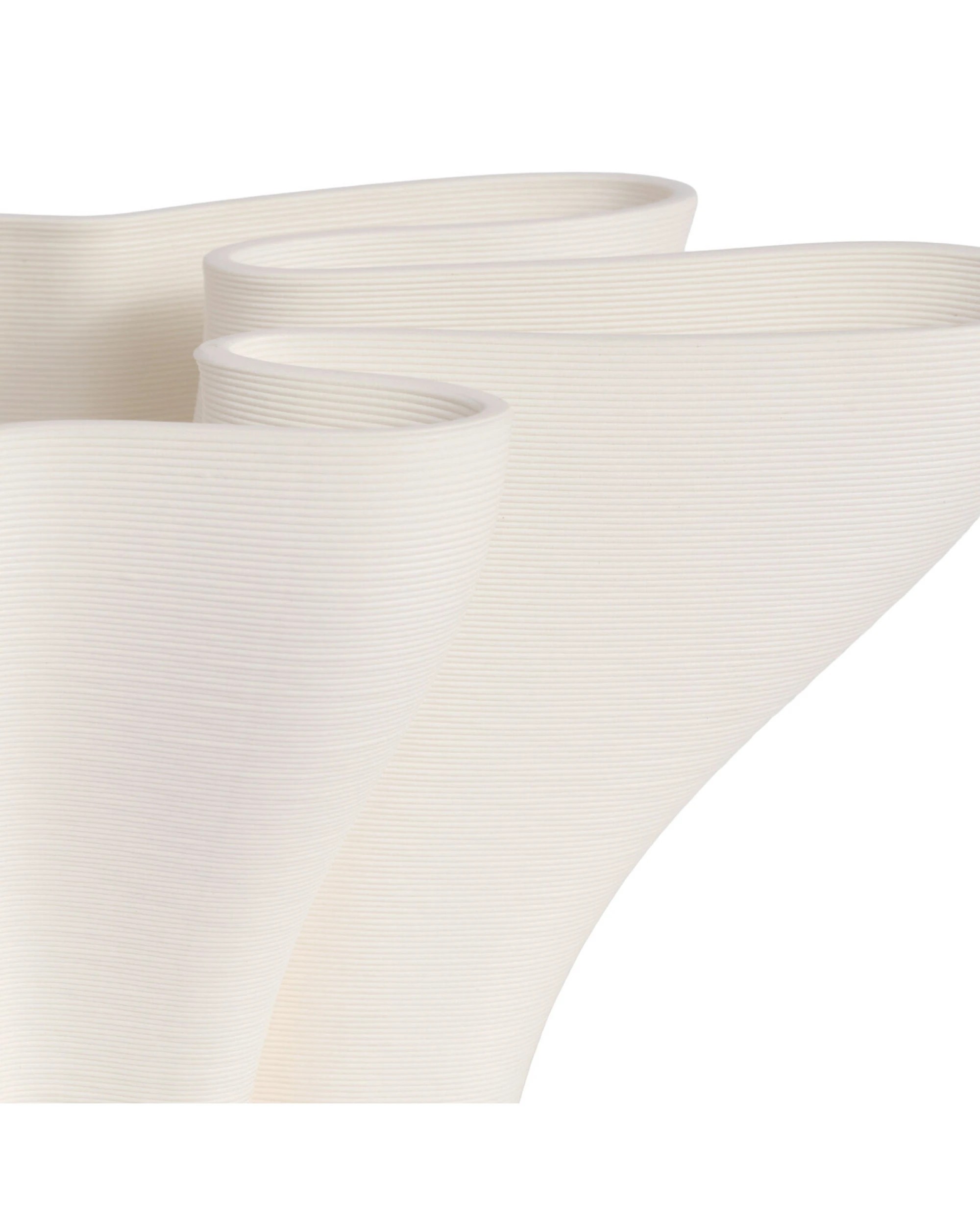 3 One Six Eight London Blossom Vase Small - 27cm - White, 3 of 3