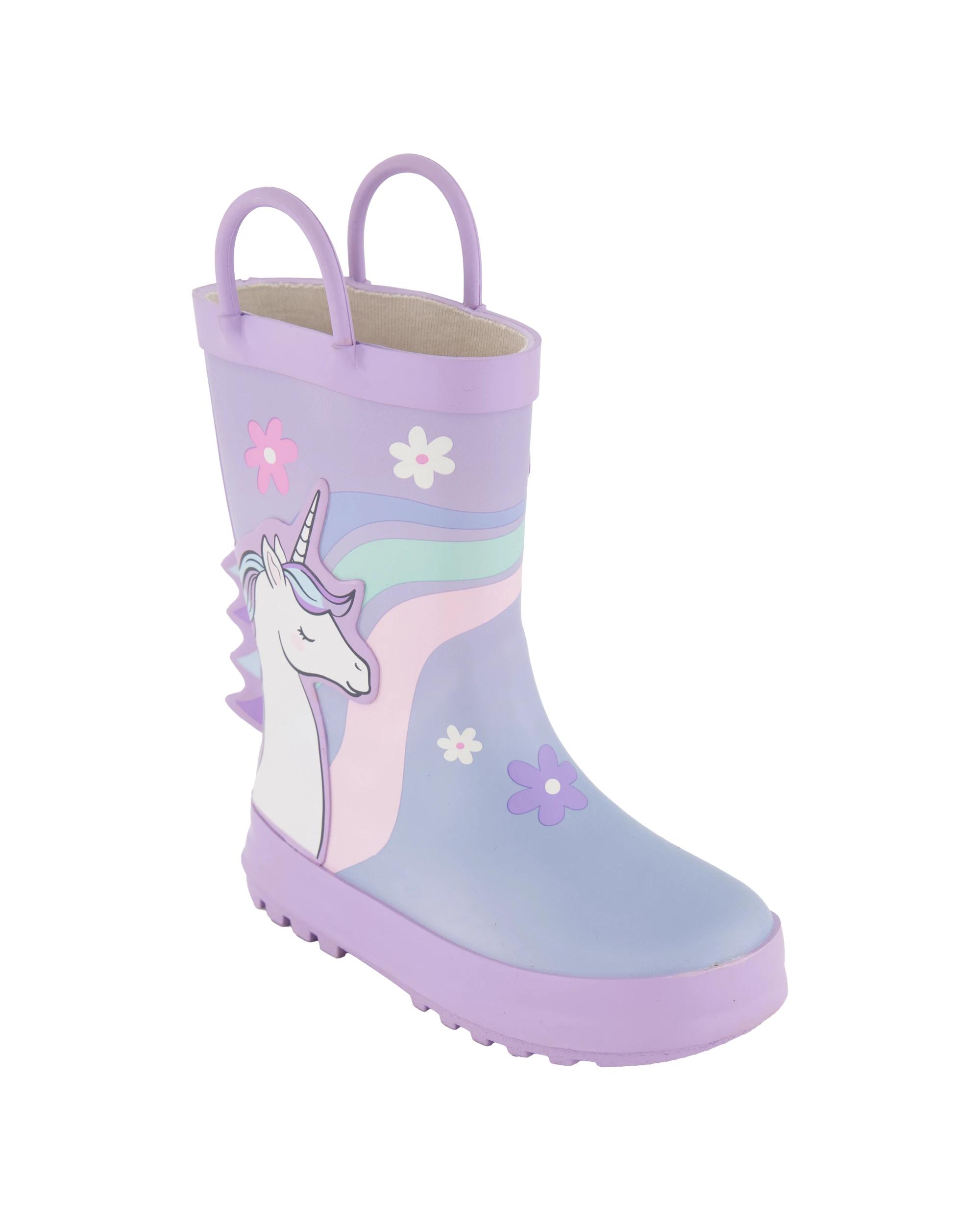 1 Junior Rainboots Lilac Unic, 1 of 5